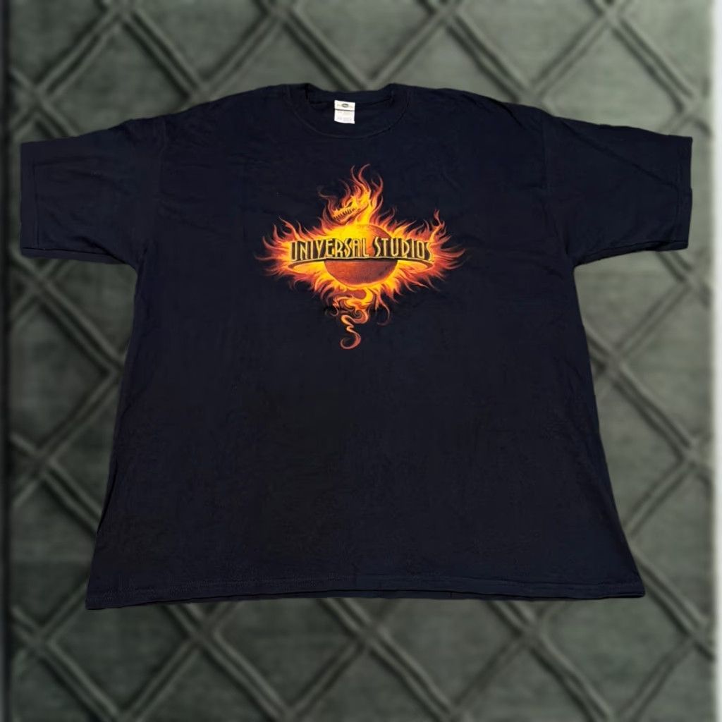 Vintage VINTAGE Universal Studios Fire Dragon Black 2XL T-Shirt Men 90s Shirt Size US XXL / EU 58 / 5 - 1 Thumbnail