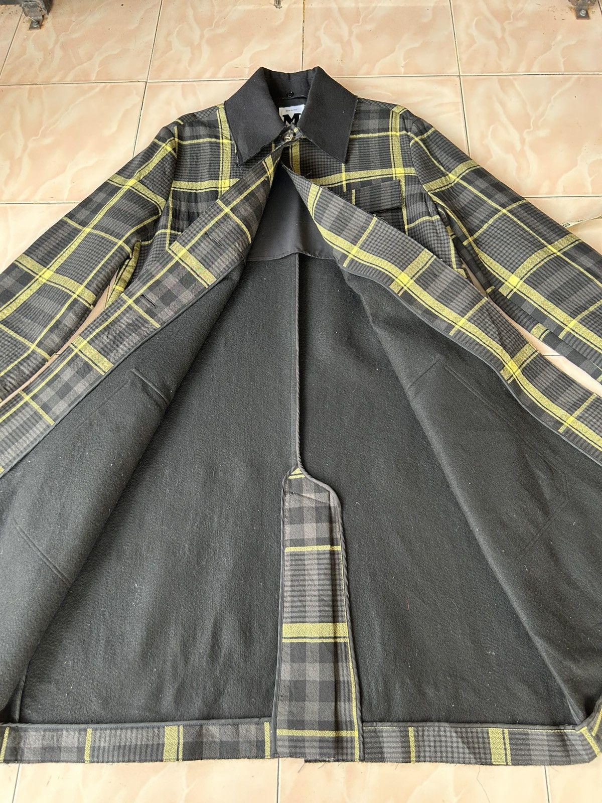 Missoni Missoni Virgin Wool Checkered Long Coat Size US S / EU 44-46 / 1 - 3 Thumbnail