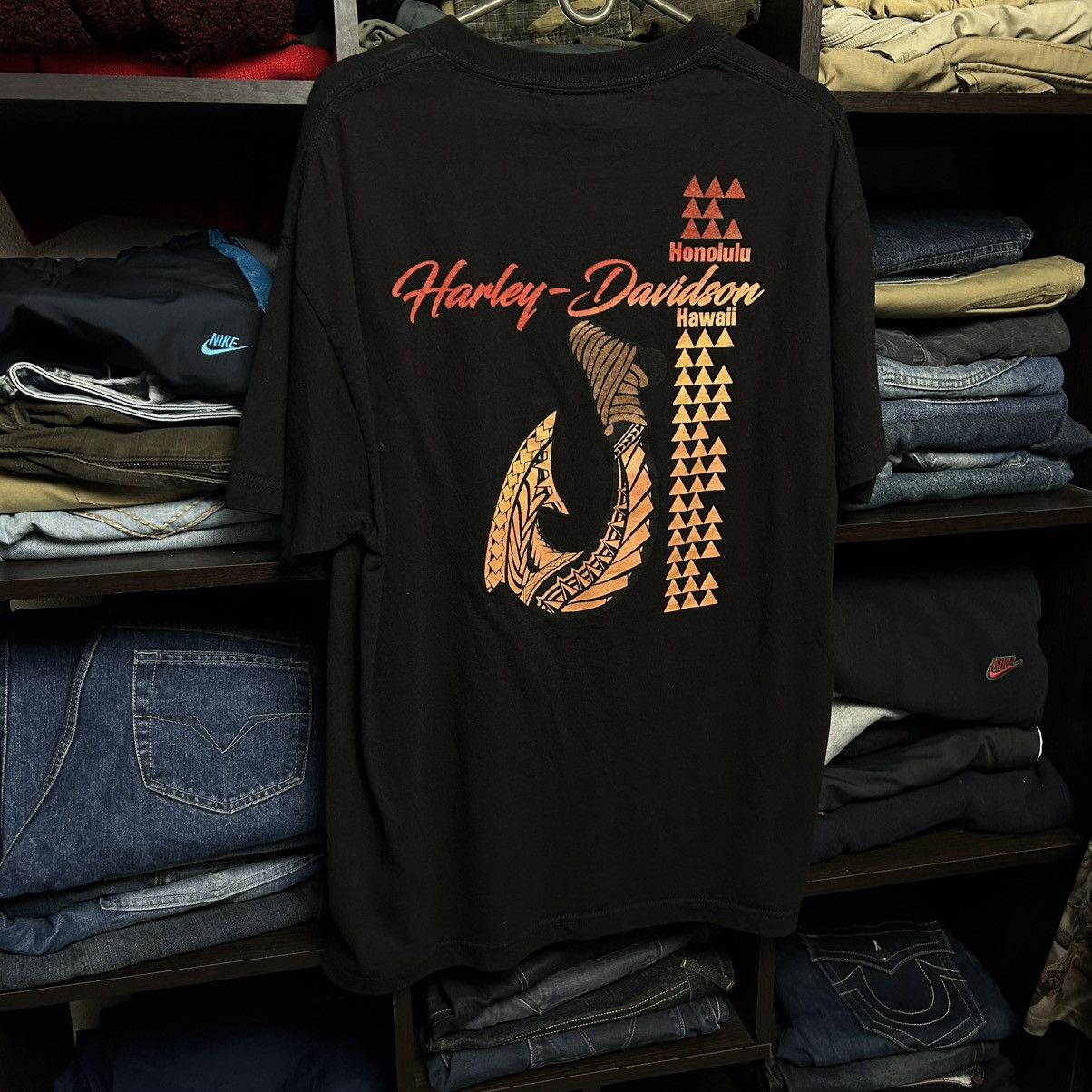 Harley Davidson Vintage Harleg Davidson Big Logo Motorcycles tee size L Size US L / EU 52-54 / 3 - 7 Thumbnail