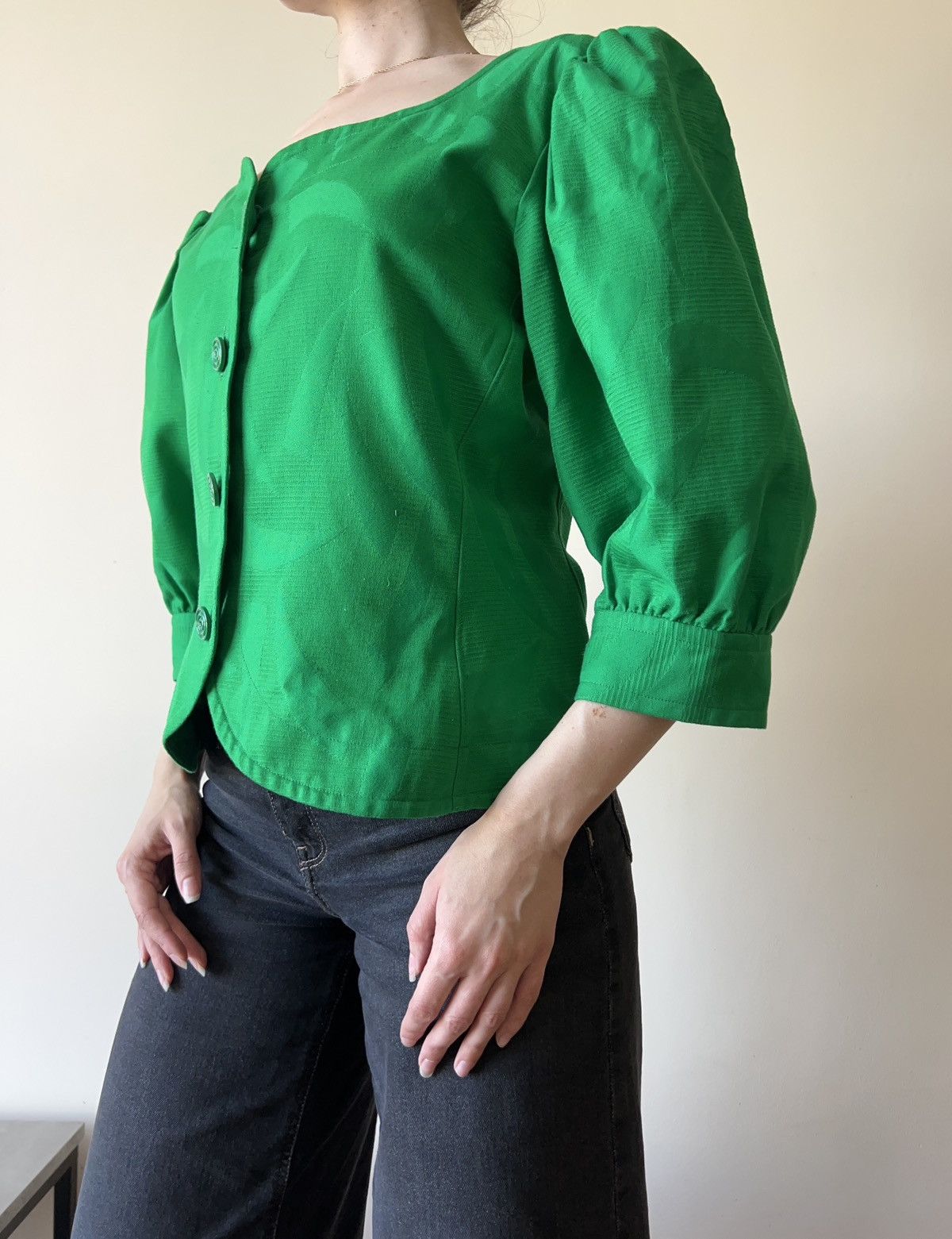 Yves Saint Laurent Yves Saint Lauren Vintage elegant green blazer old money Size M / US 6-8 / IT 42-44 - 3 Thumbnail