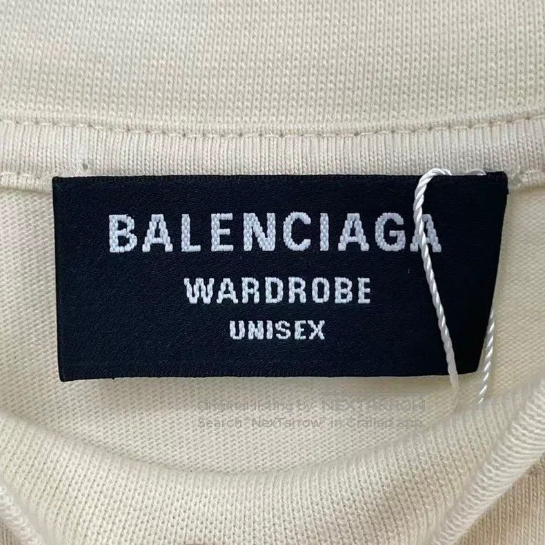 Balenciaga Balenciaga Beige Coke embroidery letter short-sleeve Size US S / EU 44-46 / 1 - 3 Thumbnail