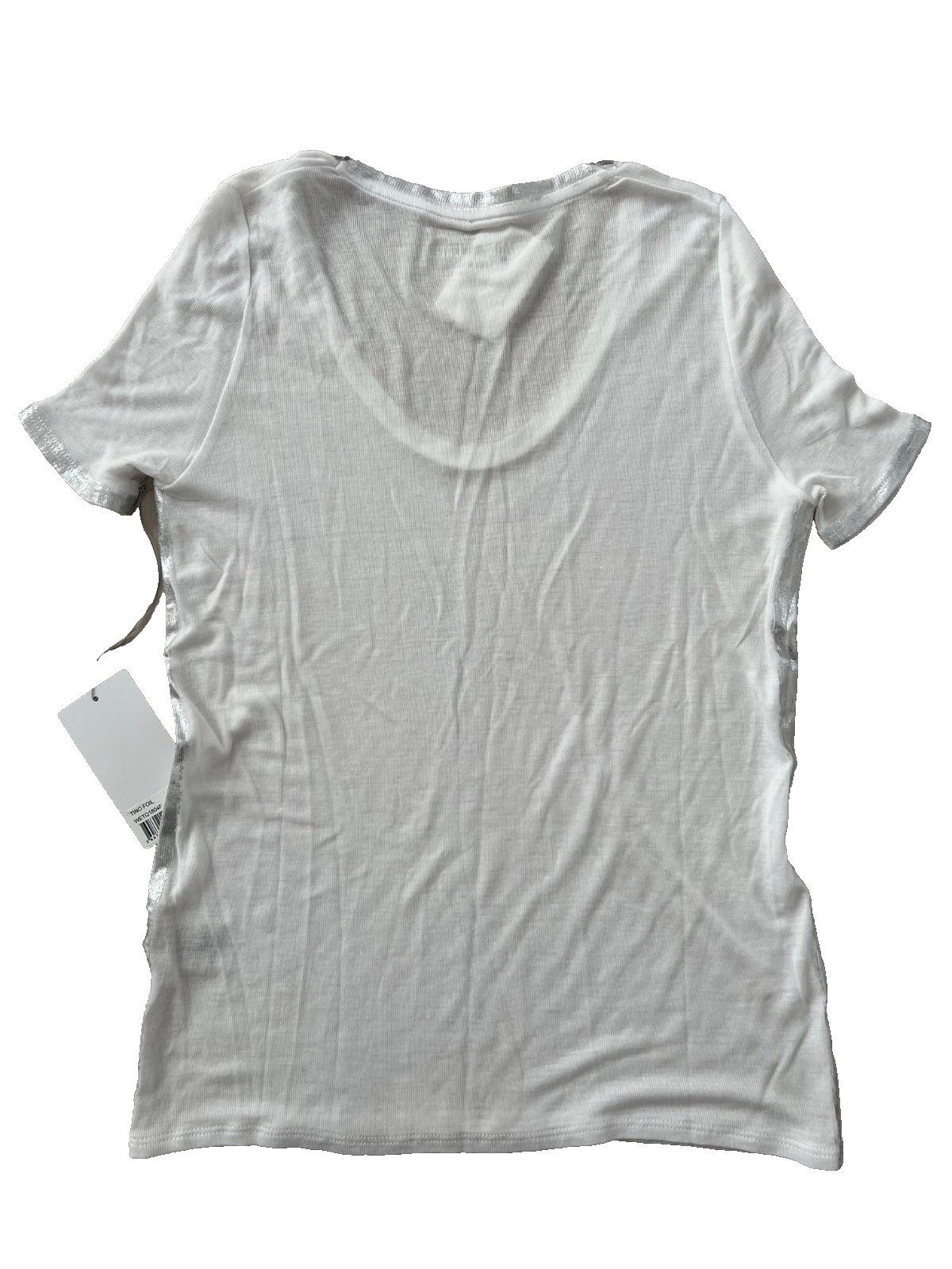 Zadig & Voltaire Zadig & Voltaire Tino Foil Tee White ( XS ) Size XS / US 0-2 / IT 36-38 - 4 Thumbnail