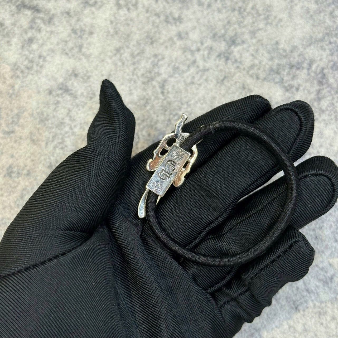 Chrome Hearts Chrome Hearts Dagger Hairband Silver Black Size ONE SIZE - 6 Thumbnail
