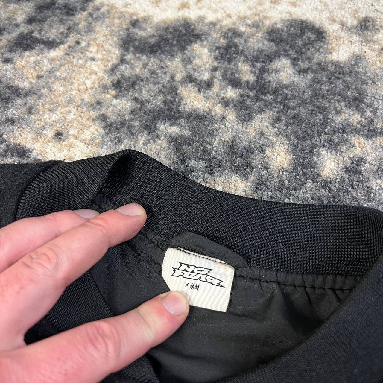 No Fear No fear x H&M Big Embroidered Logo Varsity Bomber Jacket Size US M / EU 48-50 / 2 - 6 Thumbnail