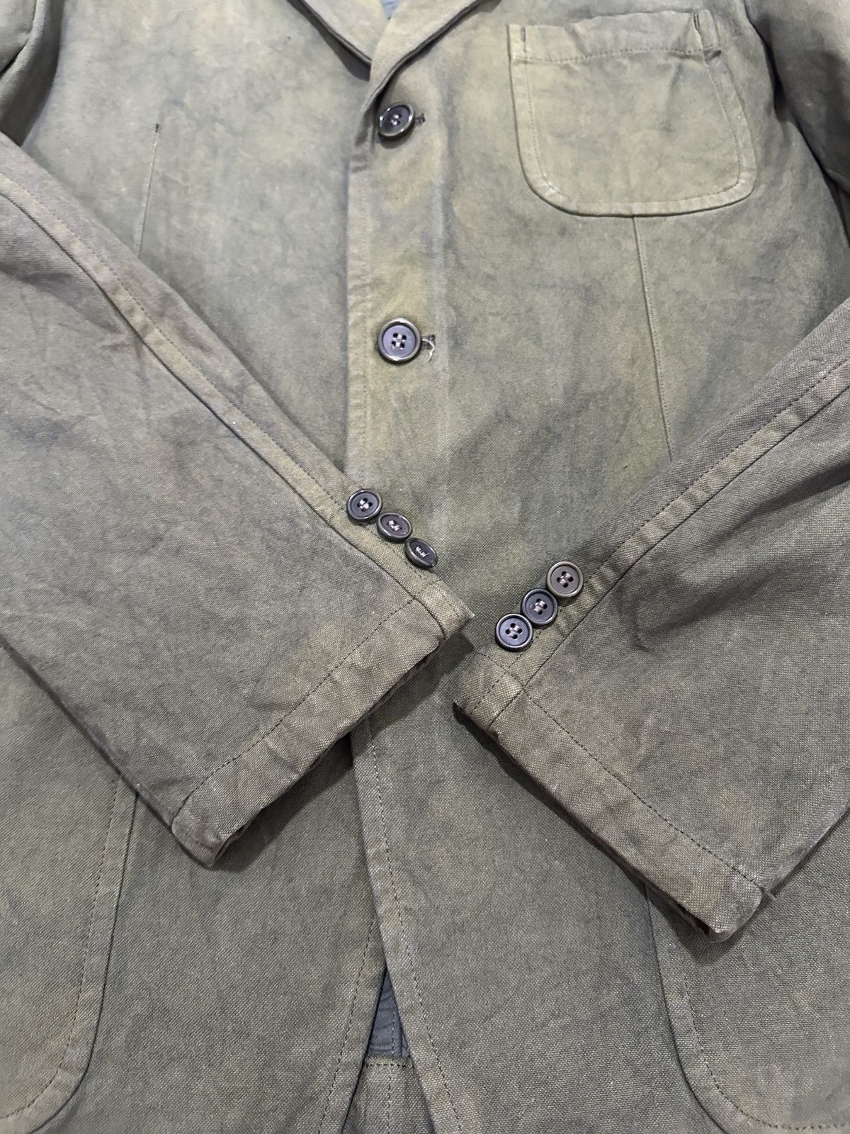 Comme des Garcons × Comme des Garcons Homme Plus AD04 Comme Des Garcons Homme Jacket Olive Color Design Size US L / EU 52-54 / 3 - 5 Thumbnail