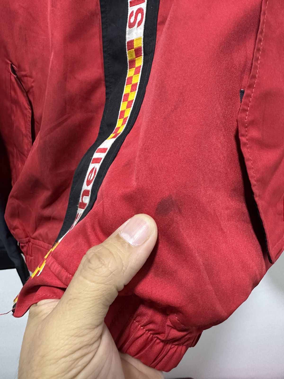 Vintage Vintage Shell Jacket Retro Stlye Design Racing flue Ferrari Size US L / EU 52-54 / 3 - 7 Thumbnail