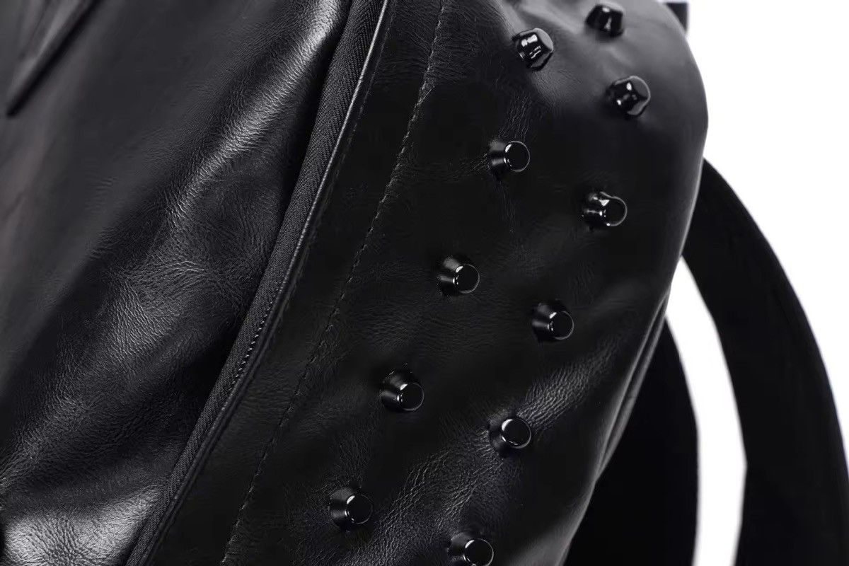 Vintage Gothic Punk PU Leather Rivets Backpacks Size ONE SIZE - 10 Thumbnail