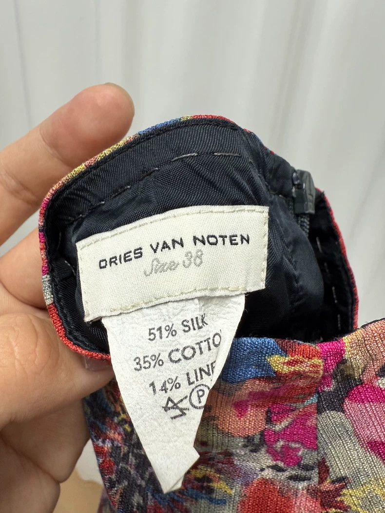 Dries Van Noten DRIES VAN NOTEN Oil painting flower skirt Size 25" / US 0 / IT 36 - 6 Thumbnail