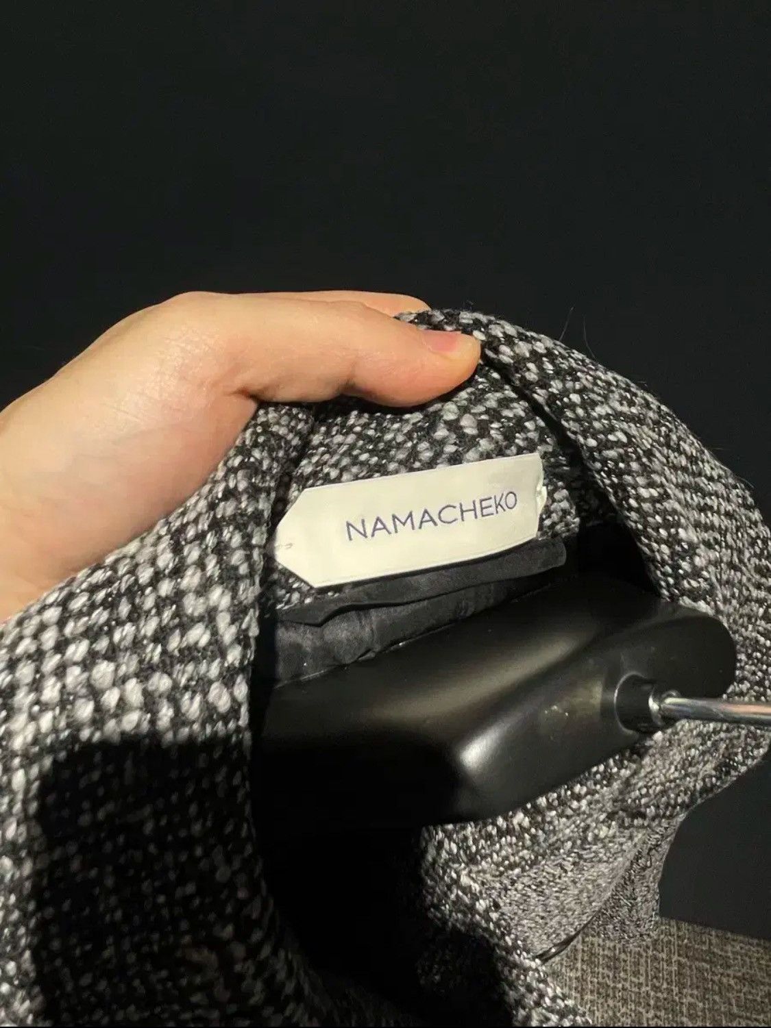Namacheko Namacheko alep Peacoat in speckled Grey Size US S / EU 44-46 / 1 - 5 Thumbnail
