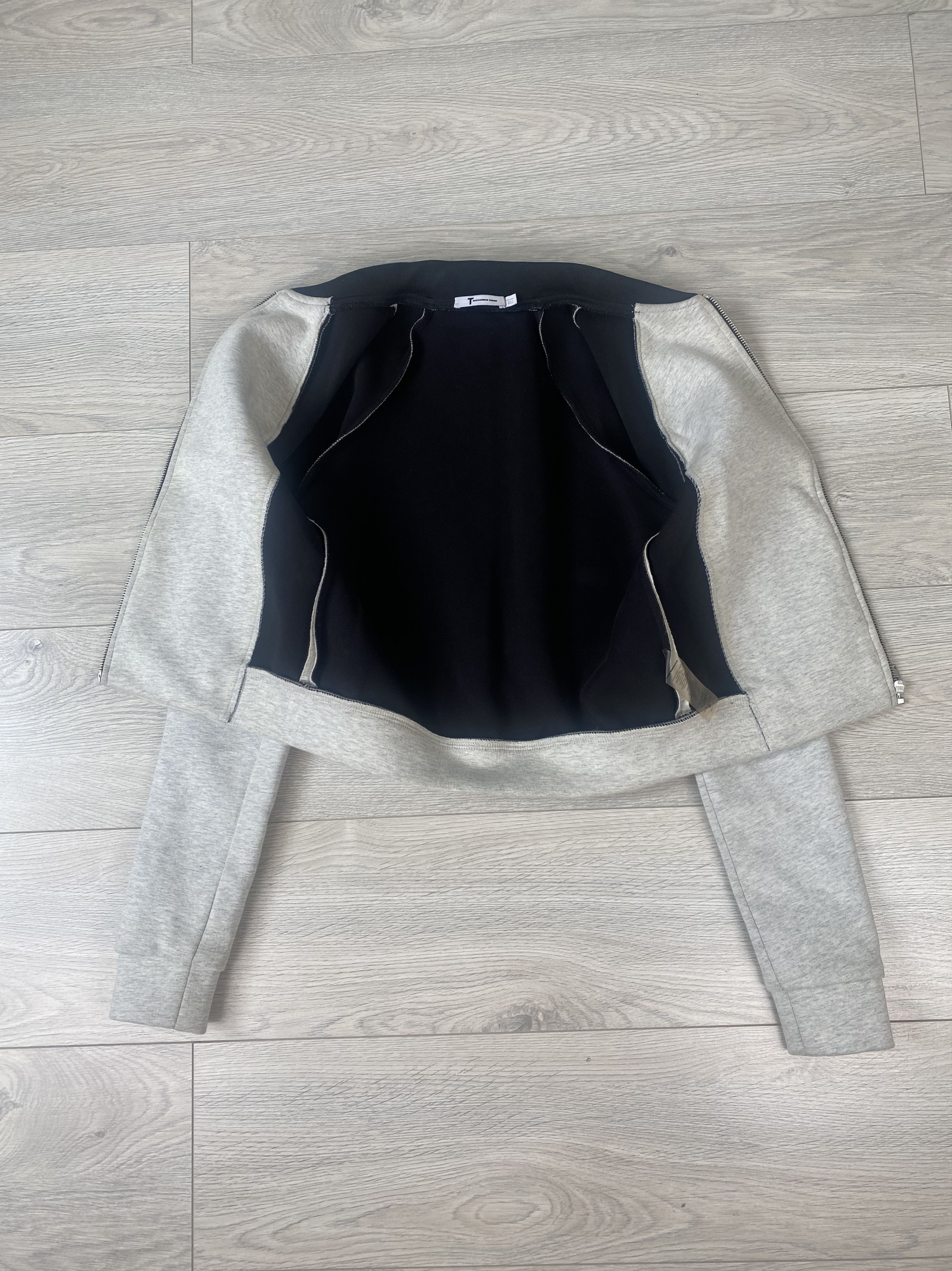 Alexander Wang T by Alexander Wang Full Zip Cropped Track Jacket Size S / US 4 / IT 40 - 4 Thumbnail