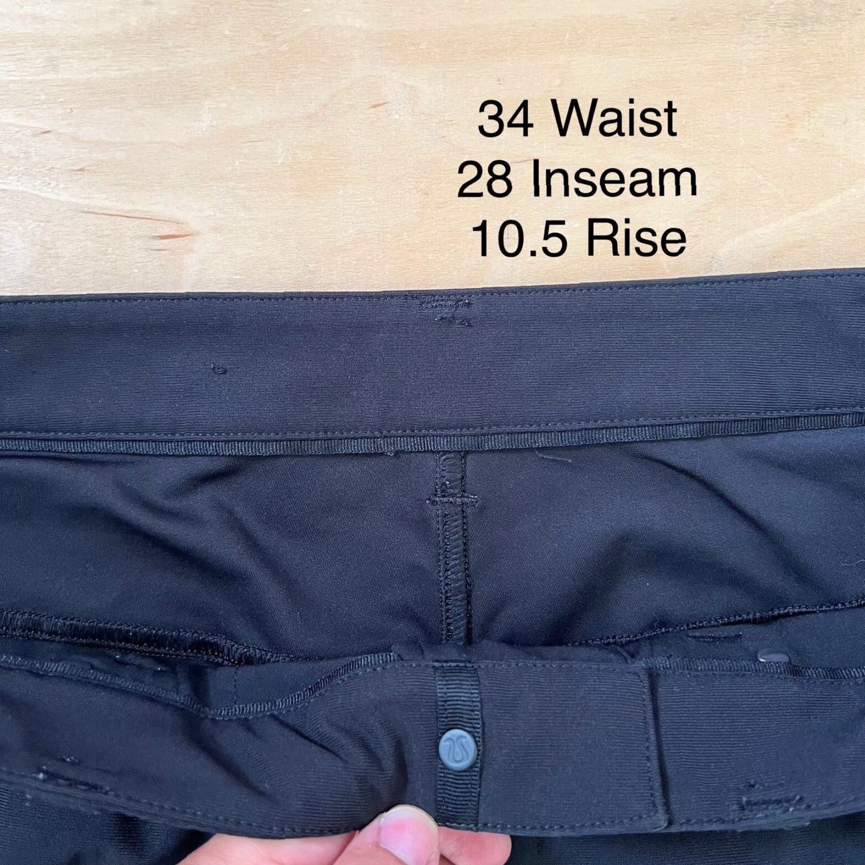 Lululemon Lululemon ABC Pants 34 Black Athletic Straight Leg Zip Men Casual Athleisure Comfort Performance Yoga Khakis Style Pace Breaker Size US 34 / EU 50 - 5 Thumbnail