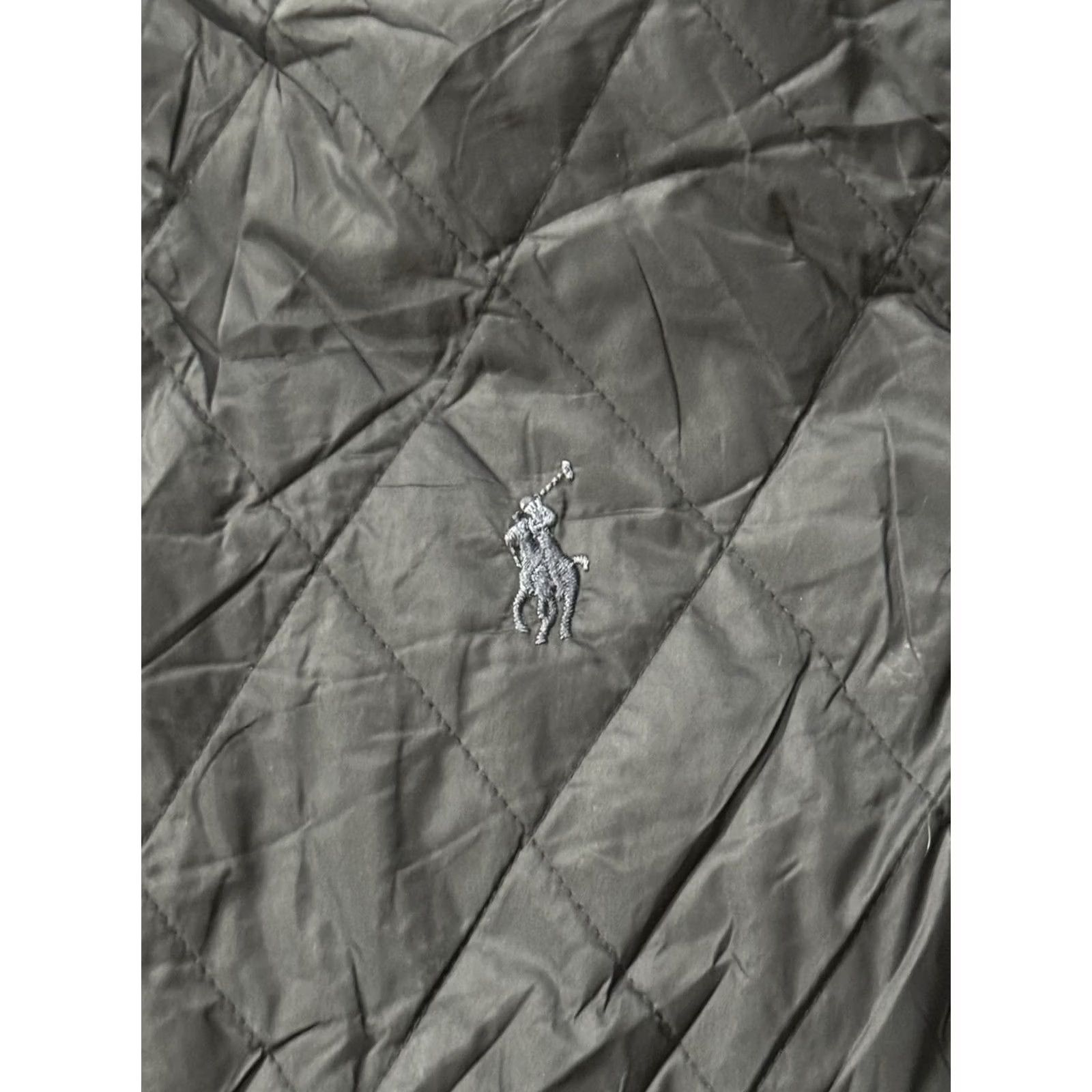 Ralph Lauren Polo Ralph Lauren Vest Quilted Sleeveless Black Diamond Nylon Softshell Zip Mid-Length Stand-Up Collar Men S Small Size US S / EU 44-46 / 1 - 6 Thumbnail