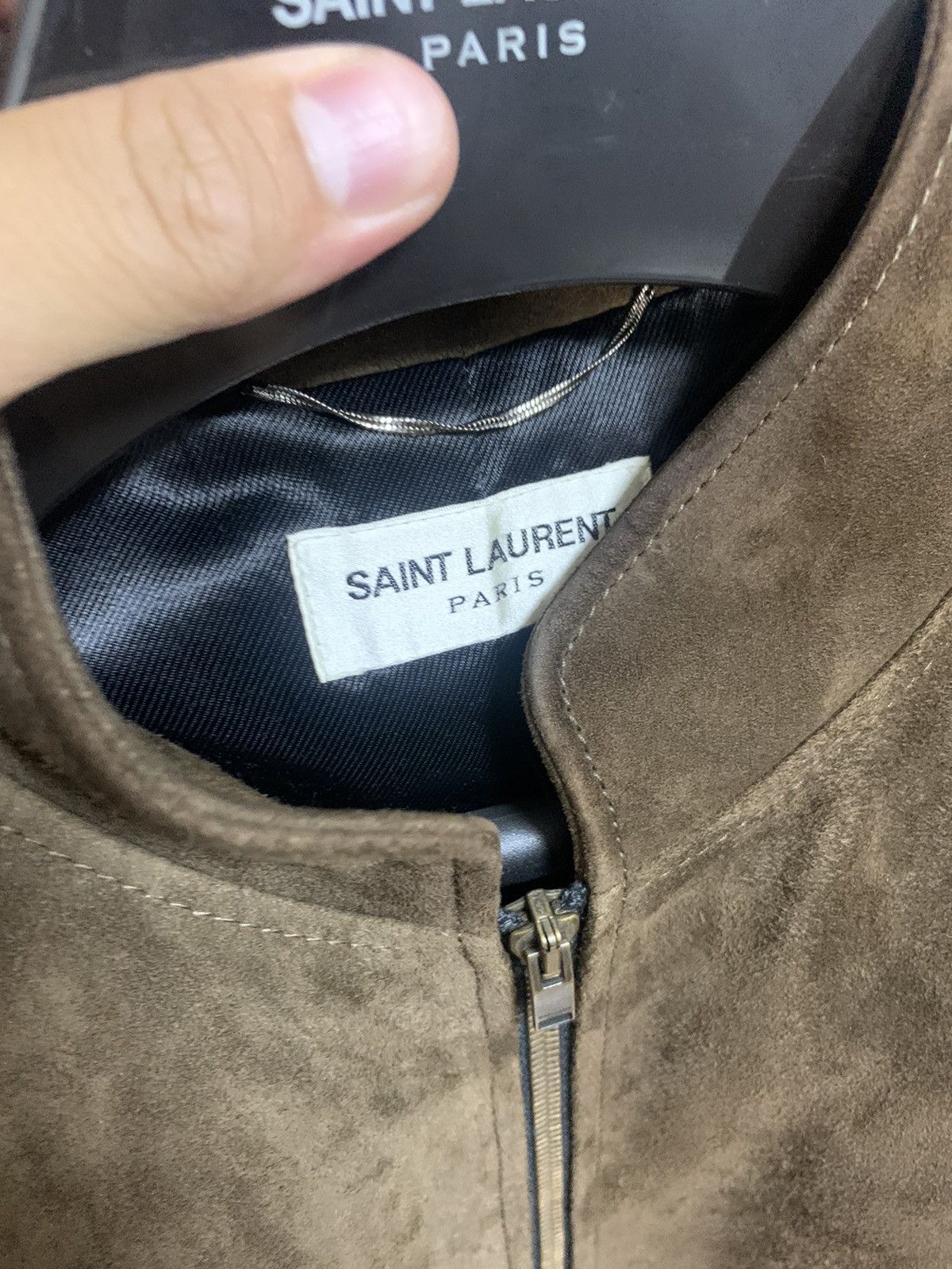 Saint Laurent Paris Saint Laurent 2015FW brown suede cafe racer Size US M / EU 48-50 / 2 - 2 Thumbnail