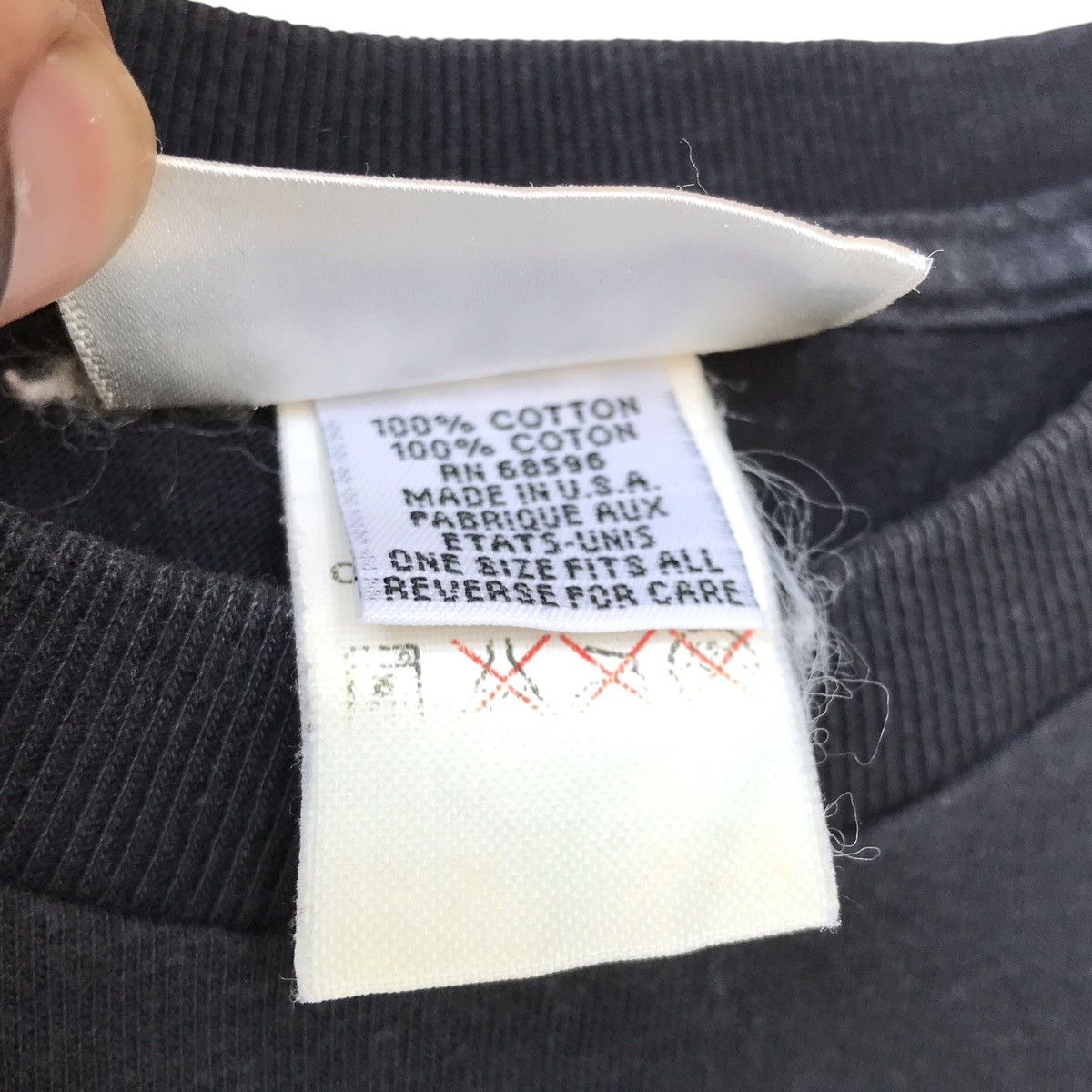 DKNY × Vintage Donna Karan New York DKNY Vintage 90s USA Girls Tee Size ONE SIZE - 6 Thumbnail