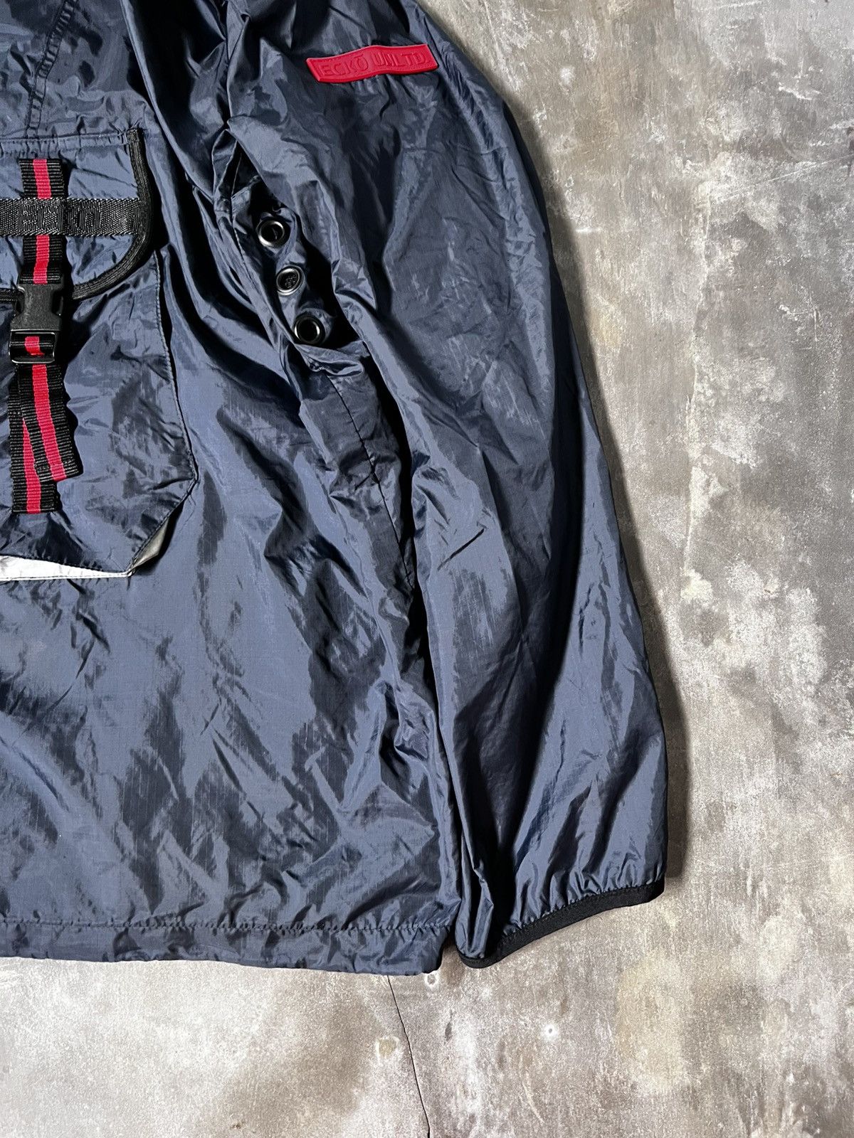 Ecko Unltd. Fire Y2K Ecko Pullover Windbreaker Anorak Steep Tech Style Size US XL / EU 56 / 4 - 7 Thumbnail