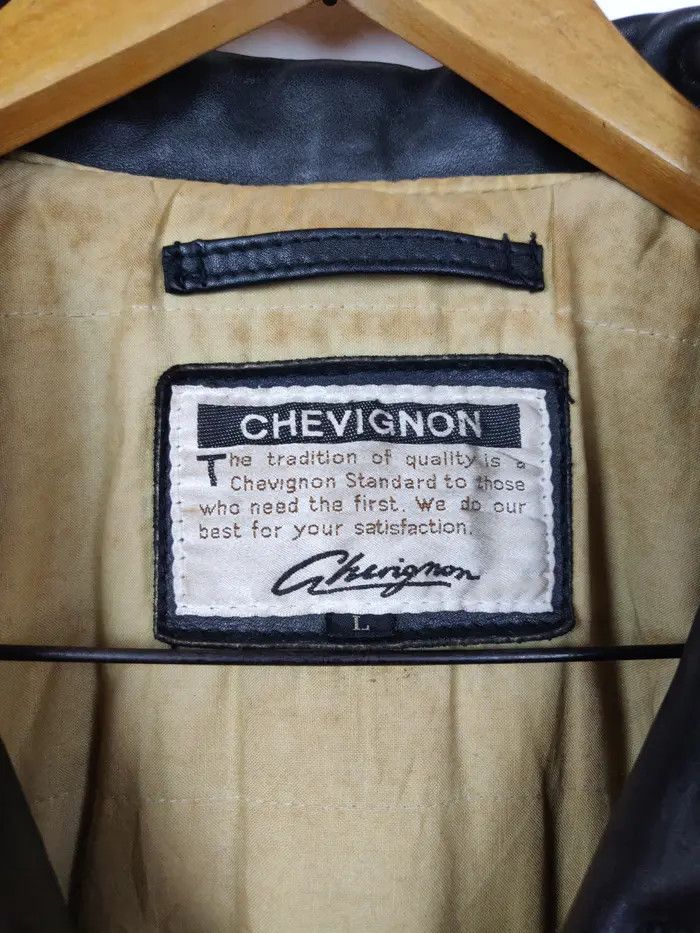Chevignon Vintage Chevignon Double Rider Genuine Leather Jacket Size US L / EU 52-54 / 3 - 10 Thumbnail