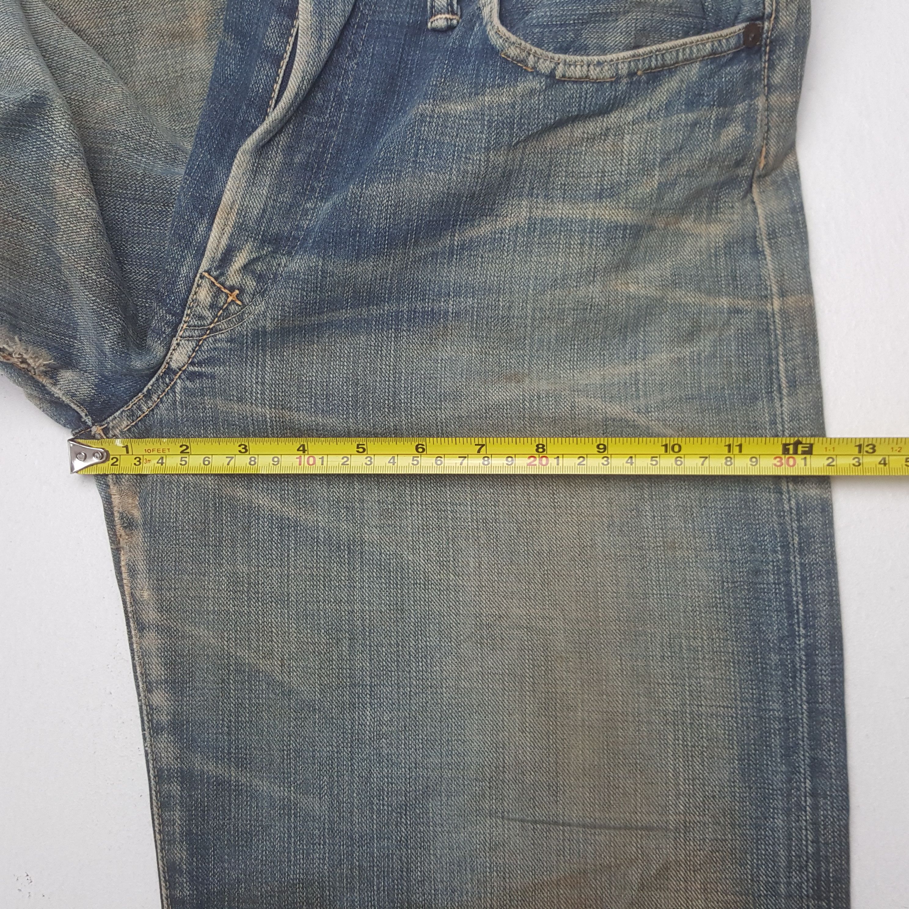 45rpm Vintage 45rpm Japanese Brand Grunge Denim Jeans C318N20 Size US 32 / EU 48 - 11 Thumbnail