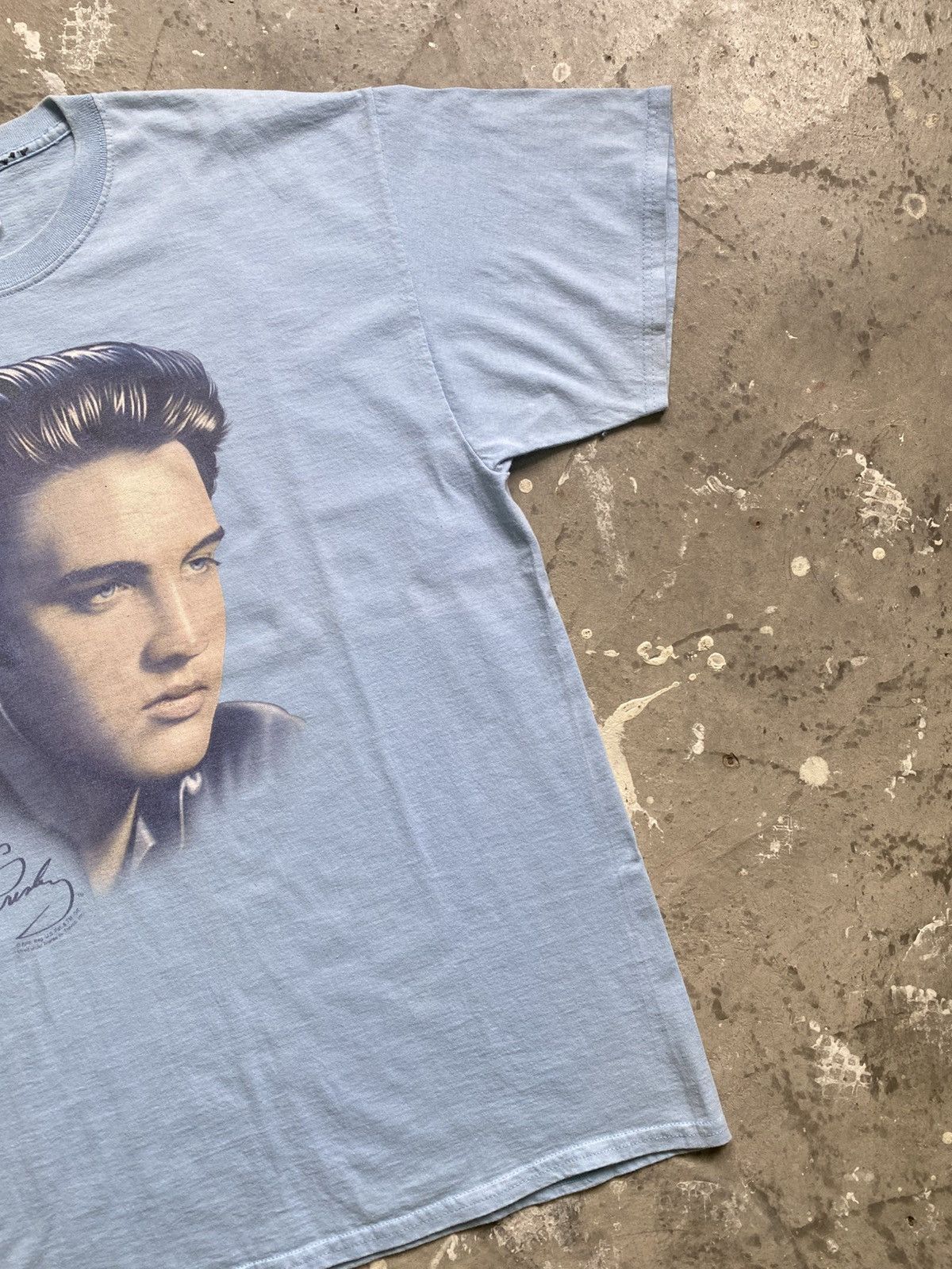 Band Tees × Vintage Vintage Elvis Presley Singer Shirt Size US XL / EU 56 / 4 - 3 Thumbnail