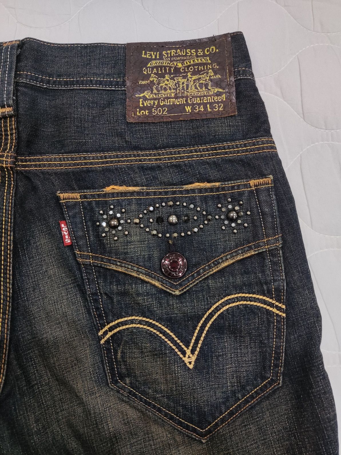 Levi's × Vintage Levi's Wideleg Jeans Women Vintage Size 34" / US 12 / IT 48 - 7 Thumbnail