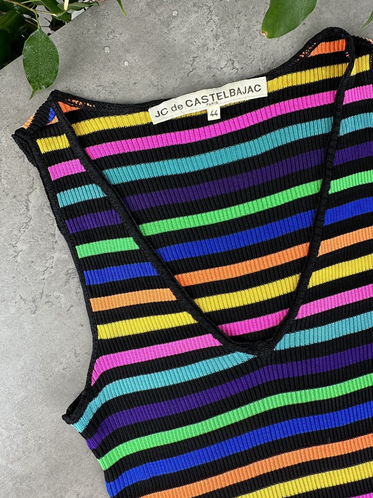 Japanese Brand JC de Castelbajac Multicolor Tank Top Size M / US 6-8 / IT 42-44 - 3 Thumbnail