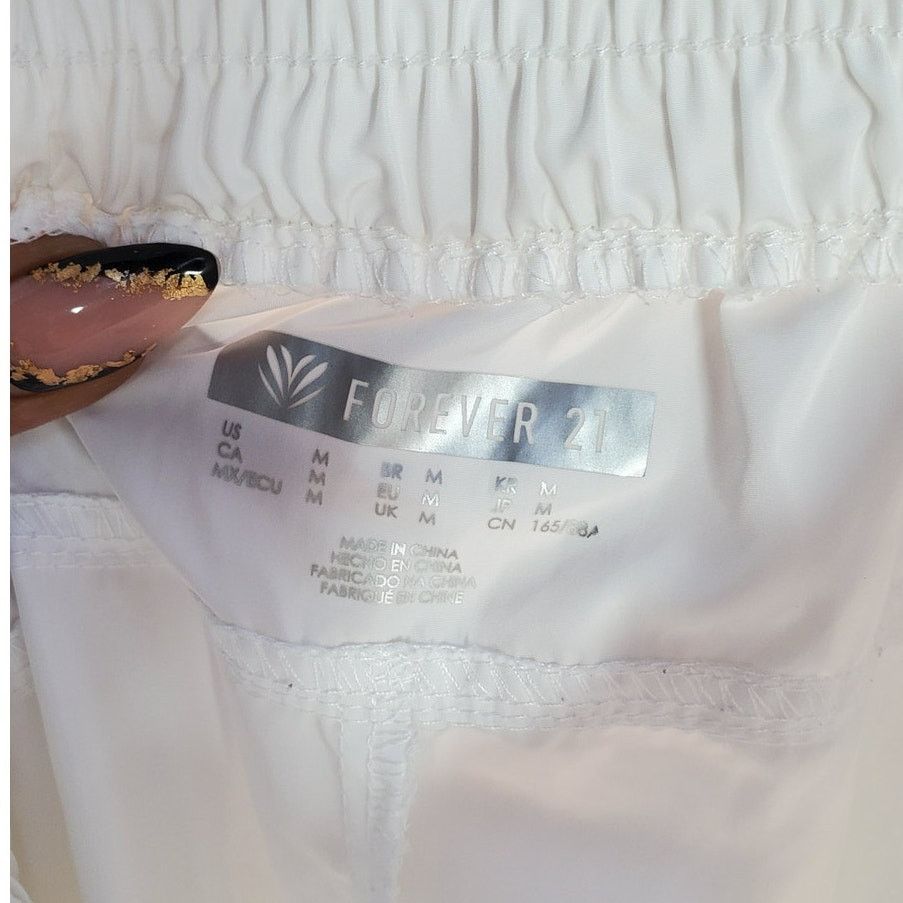 Forever 21 Forever 21 White Windbreaker Jogger Pants Size M Size 32" / US 10 / IT 46 - 3 Thumbnail