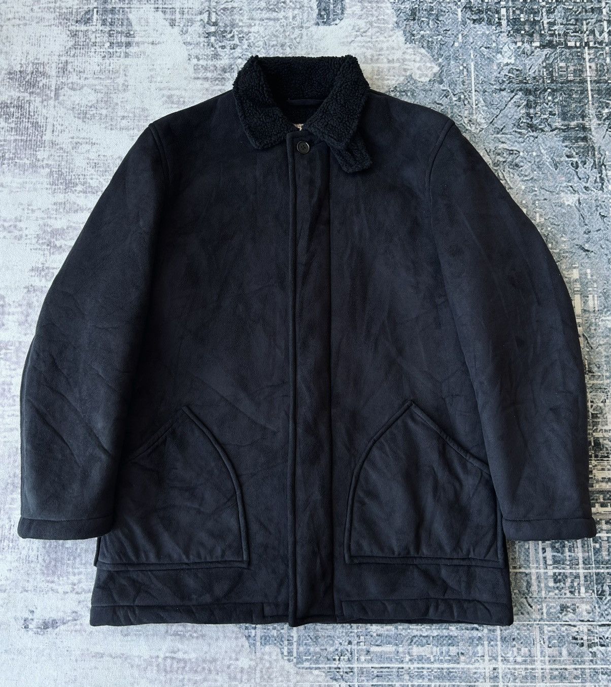 Burberry Burberry Suede Sherpa Jacket Size US M / EU 48-50 / 2 - 2 Thumbnail