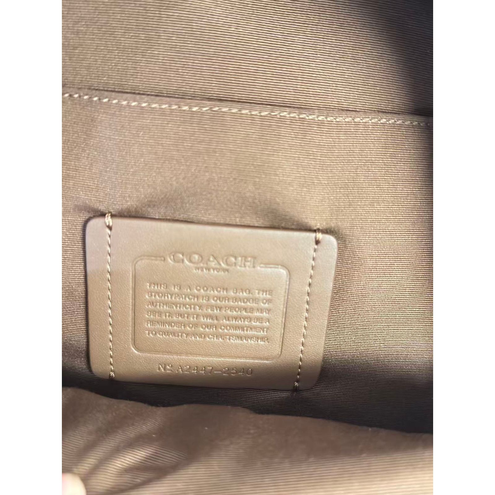 Coach Coach 2540 West Pack Bag In Refine Pebble Leather Size ONE SIZE - 4 Thumbnail