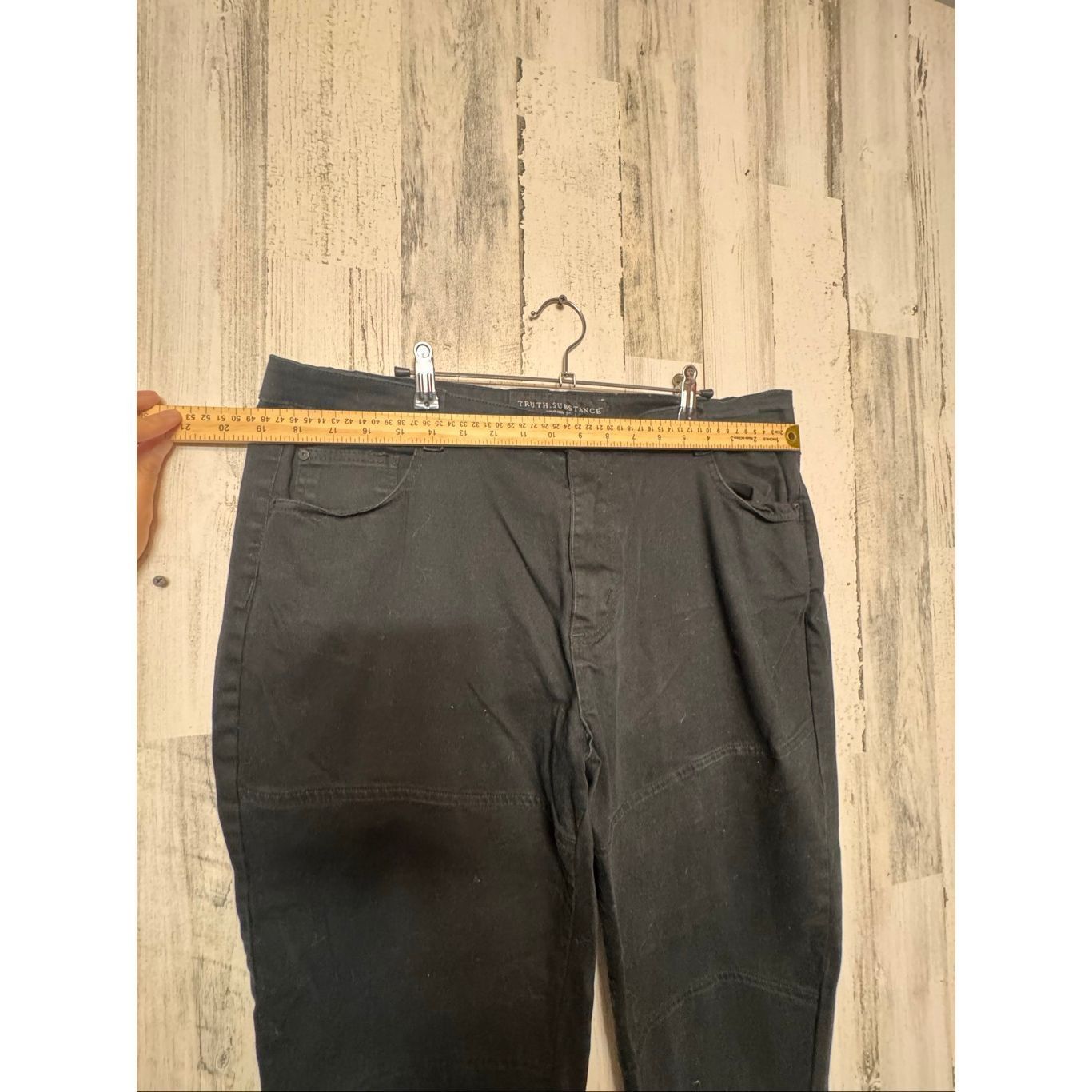 Other Truth Substance Men’s Black Pants 42x32 | Stretch Cotton Cas Size US 42 / EU 58 - 6 Thumbnail