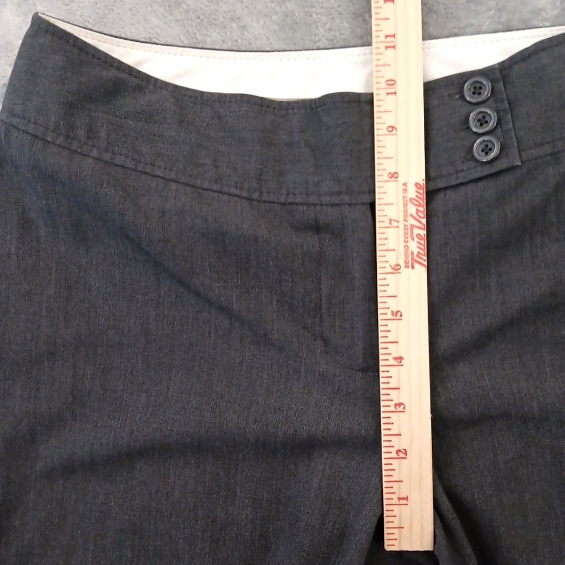 Ann Taylor Ann Taylor Loft Julie Dress Pants Womens Size 6 Gray Bootcut 30x31 Mid Rise Pants Women Size 28" / US 6 / IT 42 - 4 Thumbnail