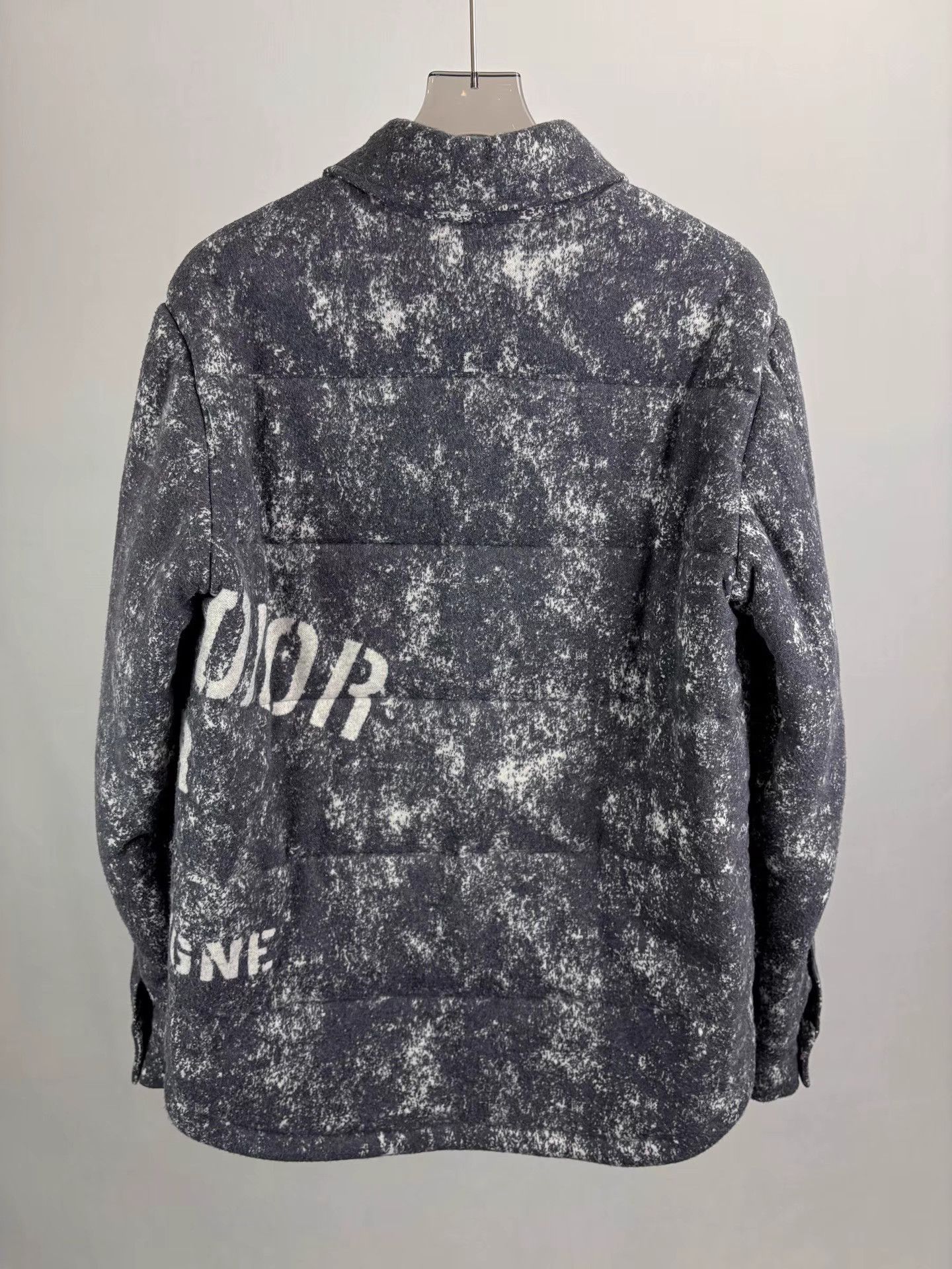Dior DIOR Washed Grey Snowflake Padded Jacket K1 Size US M / EU 48-50 / 2 - 2 Thumbnail