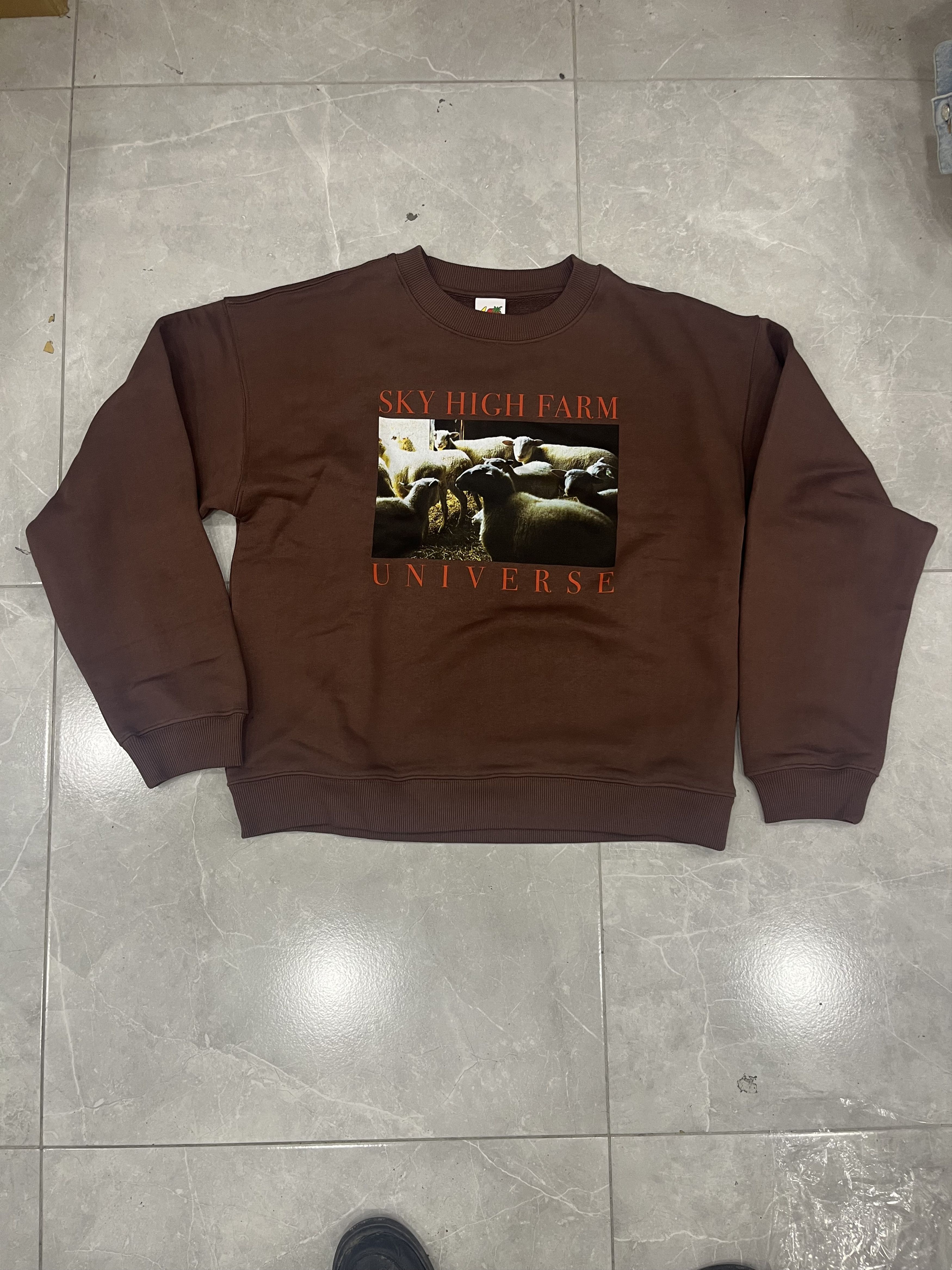 Sky High Farm Workwear SHF Universe Sheep Crewneck Brown Size US M / EU 48-50 / 2 - 11 Thumbnail