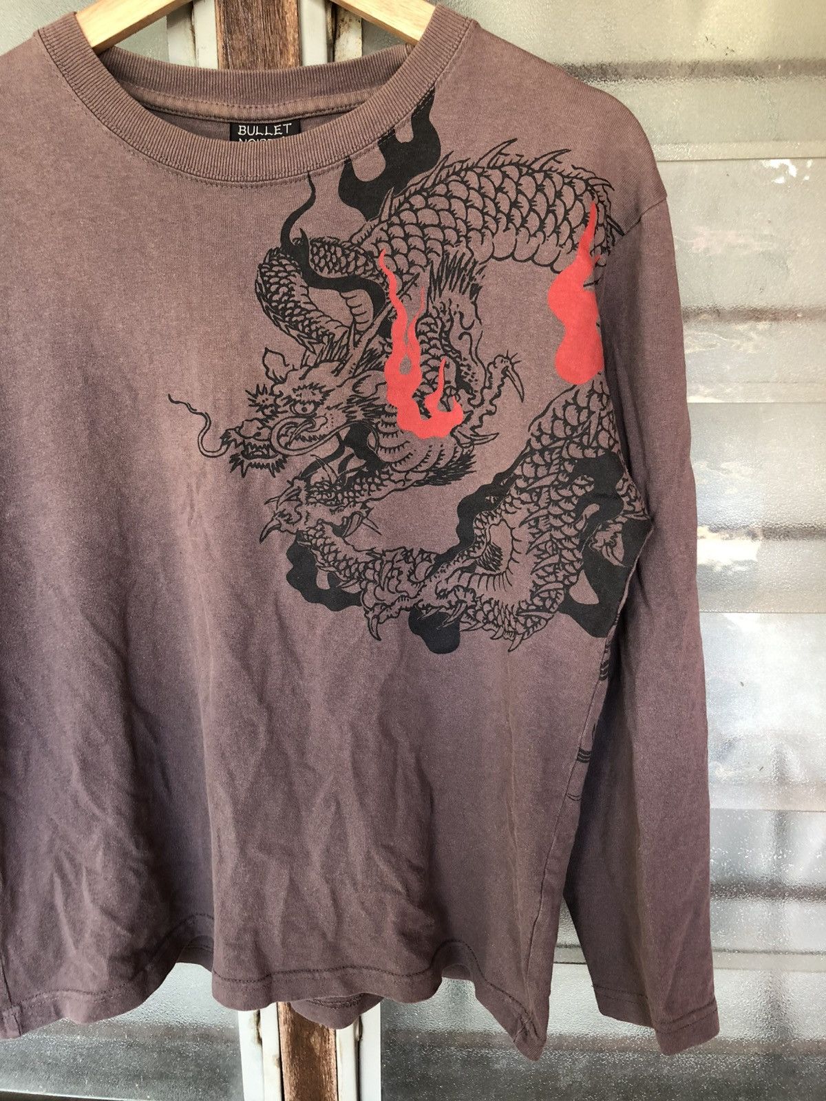 Bullet Noise Vintage Bullet Noise Dragon Style Long Sleeve Shirt Tee Size US M / EU 48-50 / 2 - 6 Thumbnail