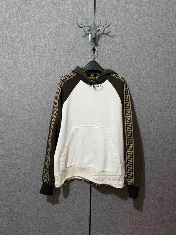 Fendi Fendi Color Block Embroidered Cotton Hoodie . Size US M / EU 48-50 / 2 - 1 Thumbnail