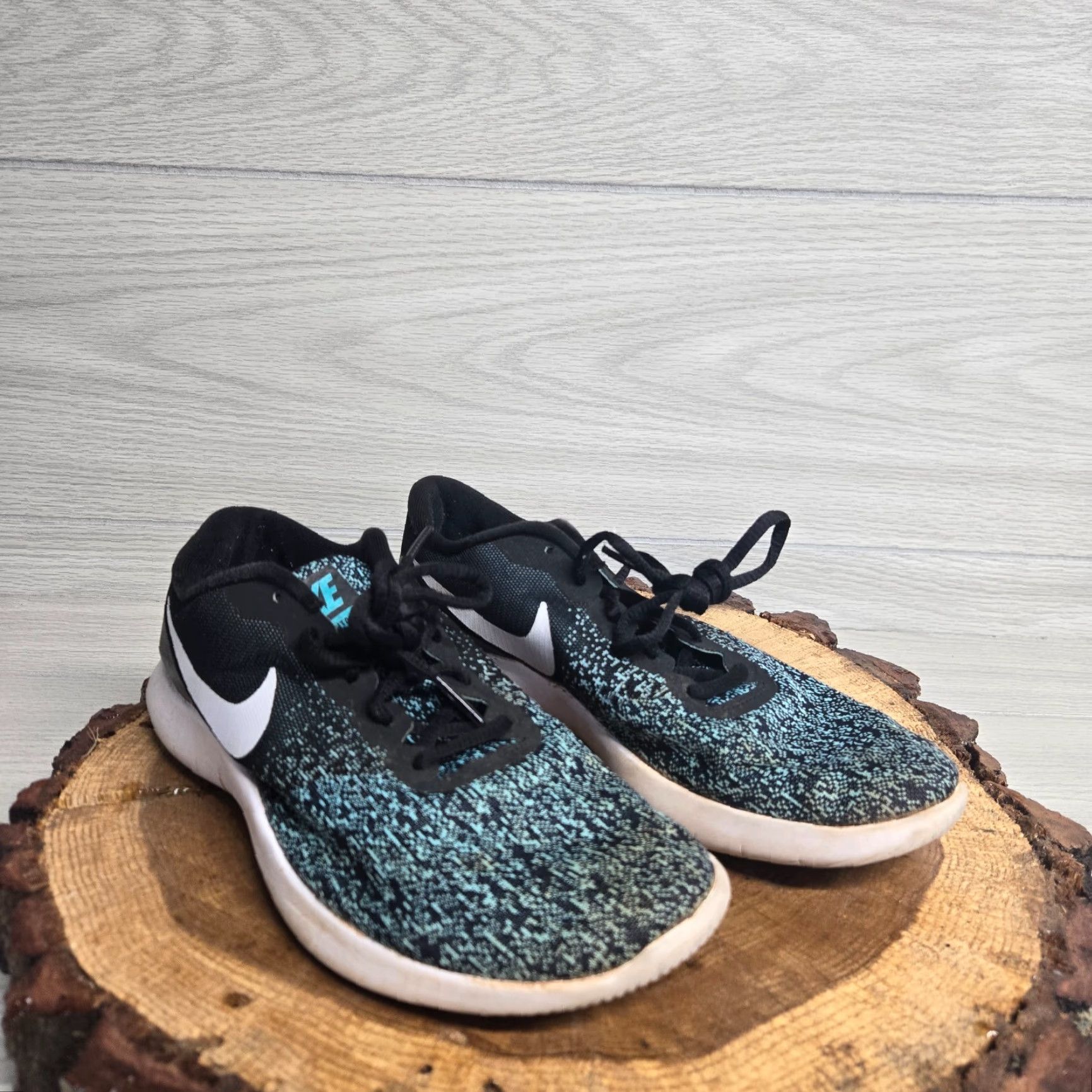 Nike Nike Flex Contact Running Shoes Women's Black 9 Low Top Lace Up Adult Shoes 908995-004 Size M / US 6-8 / IT 42-44 - 2 Thumbnail