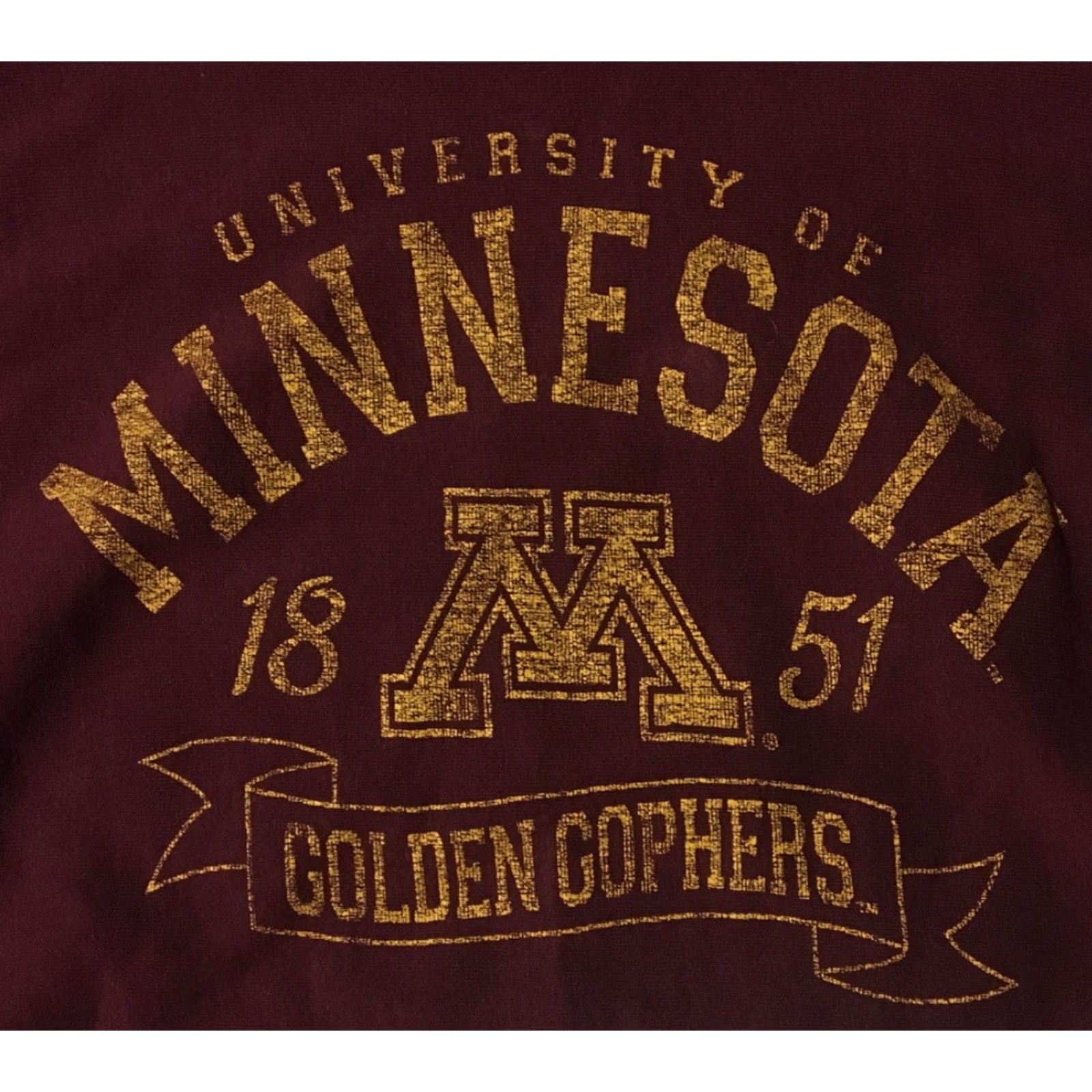 Vintage Vtg Minnesota Gophers Faded Reverse Weave Sweatshirt M School Track Grunge 90s Hoodie Mens Red 90s Grunge University of Minnesota Shirt/Hoodie Size US M / EU 48-50 / 2 - 2 Thumbnail