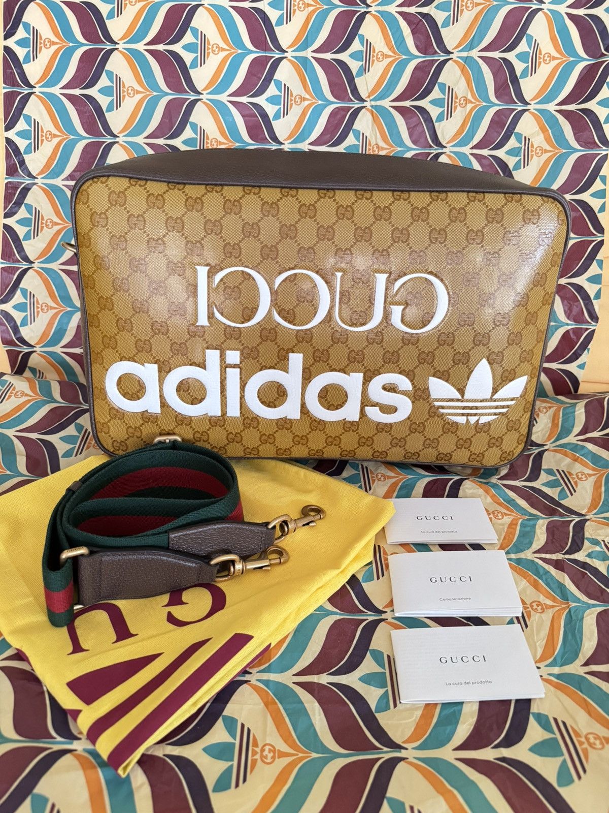 Gucci GUCCI X ADIDAS MEDIUM SHOULDER BAG Size ONE SIZE - 1 Thumbnail