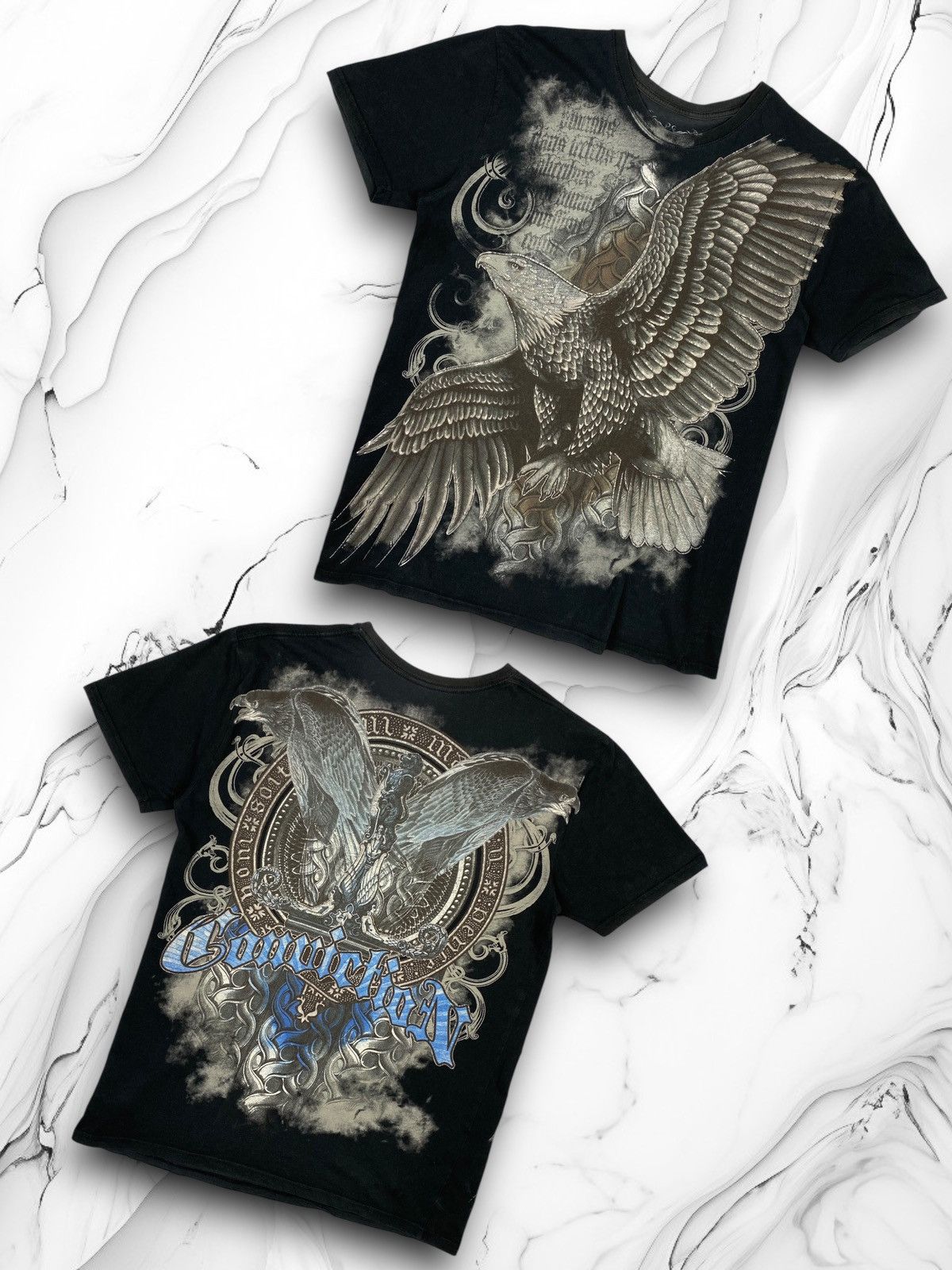 Other Konflict Crazy Y2K Opium Affliction Style USA Tee Size US L / EU 52-54 / 3 - 1 Thumbnail