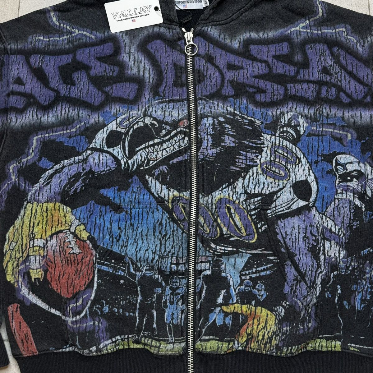Vale Vale Forever Raven Zip-Up Hoodie SIZE XL Size US XL / EU 56 / 4 - 4 Thumbnail