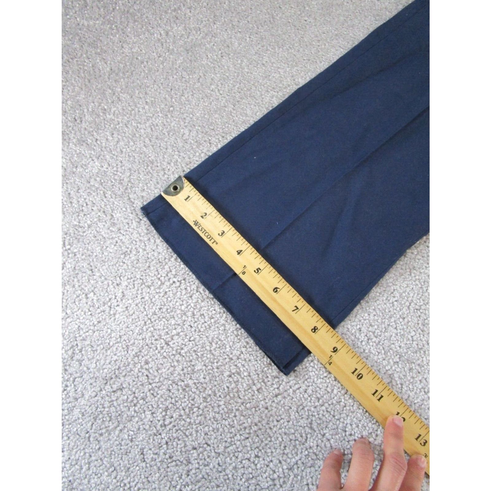 Bonobos Bonobos Dress Pants Mens 33 Navy Blue Flat Front Knit Regular Fit Business Casual Trousers Mens Size US 33 - 5 Thumbnail
