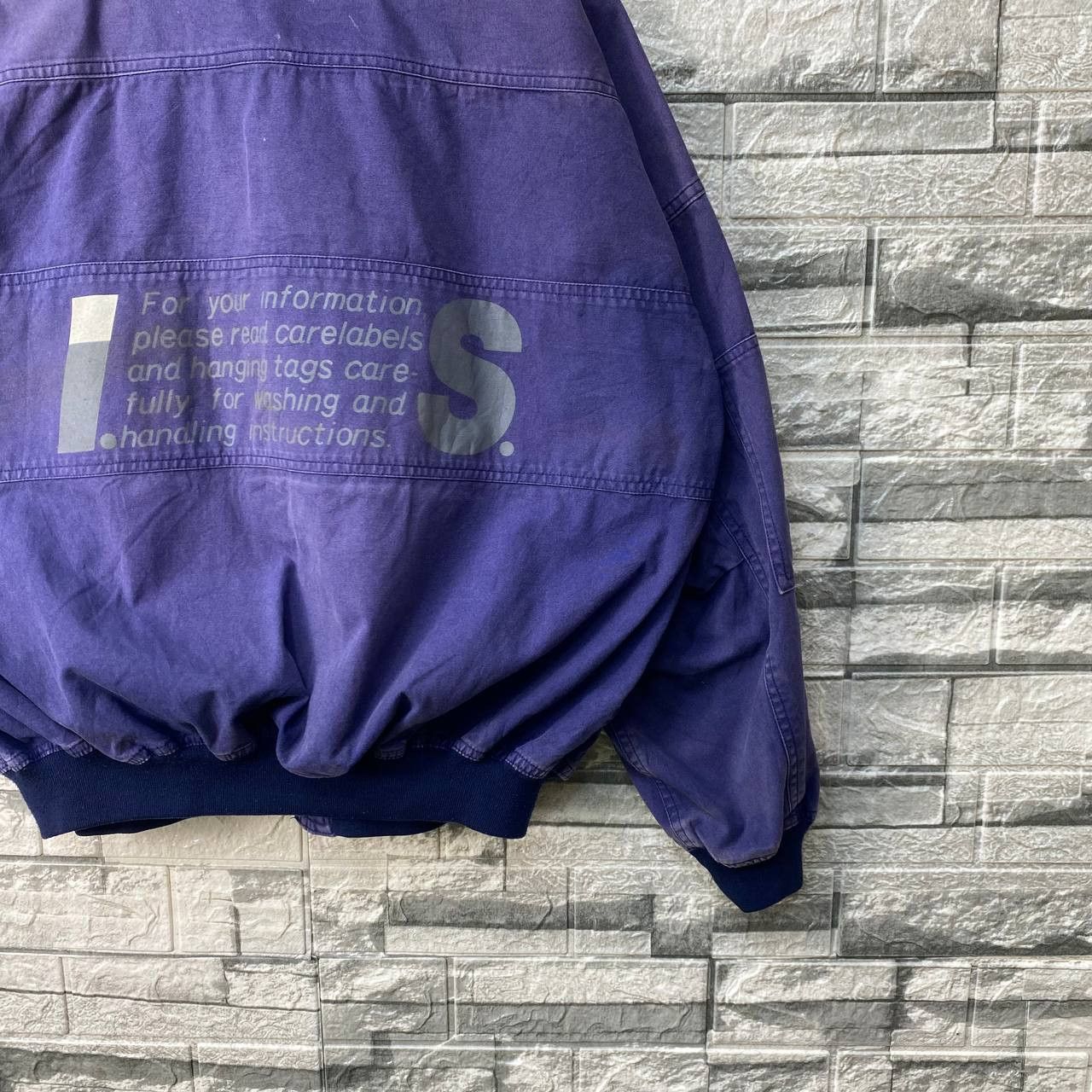 Issey Miyake WORN VINTAGE 80S ISSEY MIYAKE CARE INSTRUCTION FADED PURPLE Size US M / EU 48-50 / 2 - 4 Thumbnail