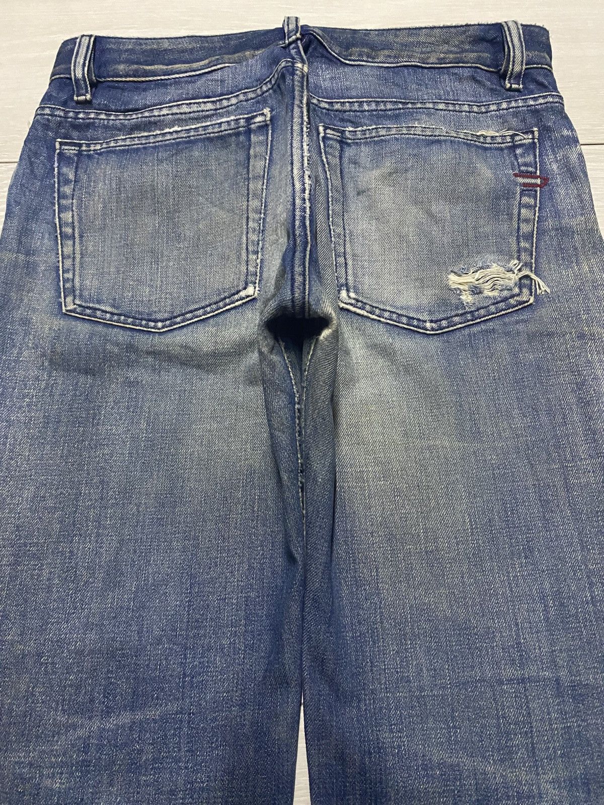 A-COLD-WALL* × Diesel Vintage Diesel Industry Mud Wash Wide Leg Baggy Jeans Size US 31 - 4 Thumbnail