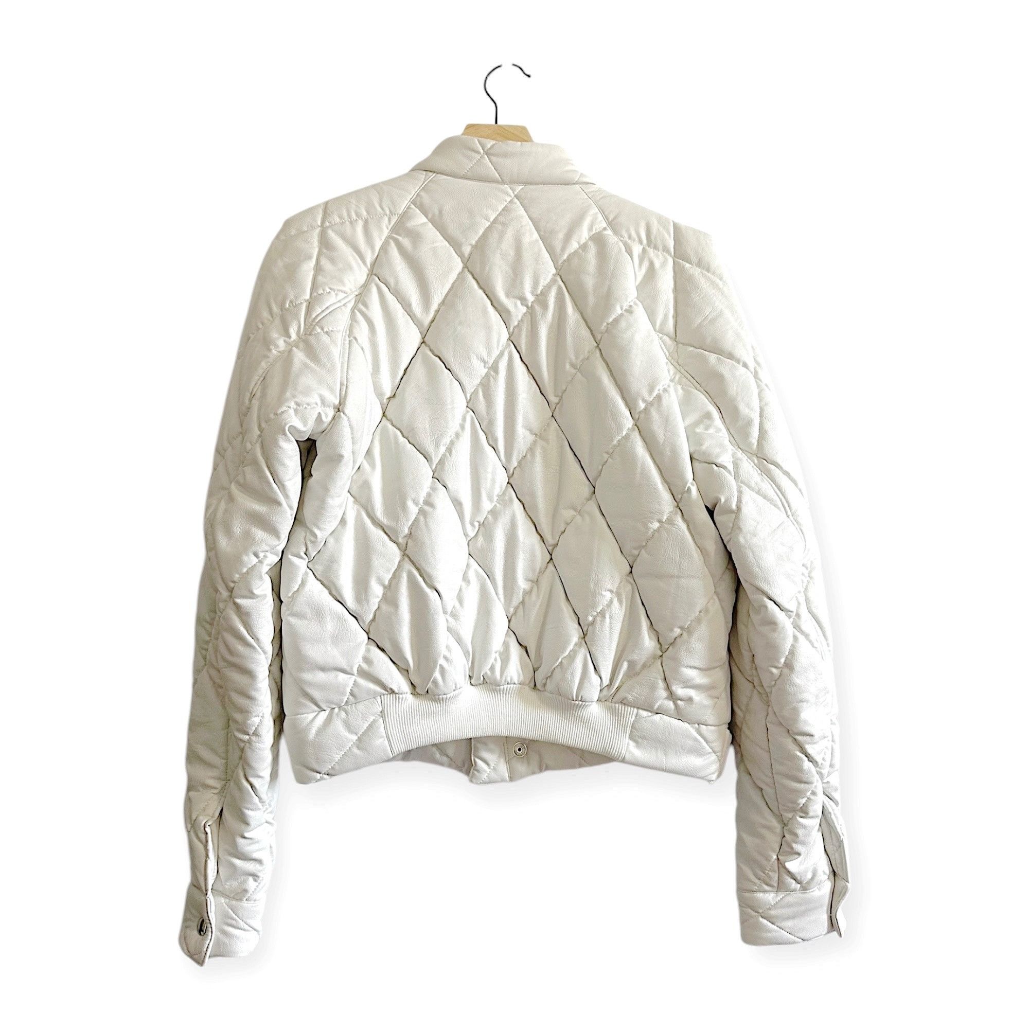 Rta RtA Louisa Vegan Leather Jacket, White, Size S, White, New w Size S / US 4 / IT 40 - 2 Thumbnail