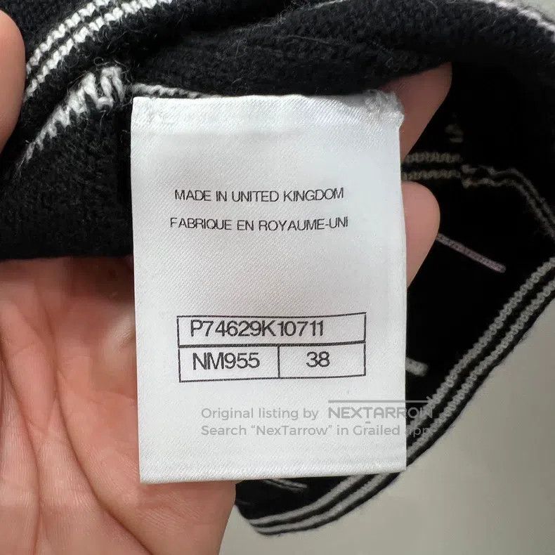 Chanel Chanel Striped logo short cashmere suspenders Size XS / US 0-2 / IT 36-38 - 4 Thumbnail