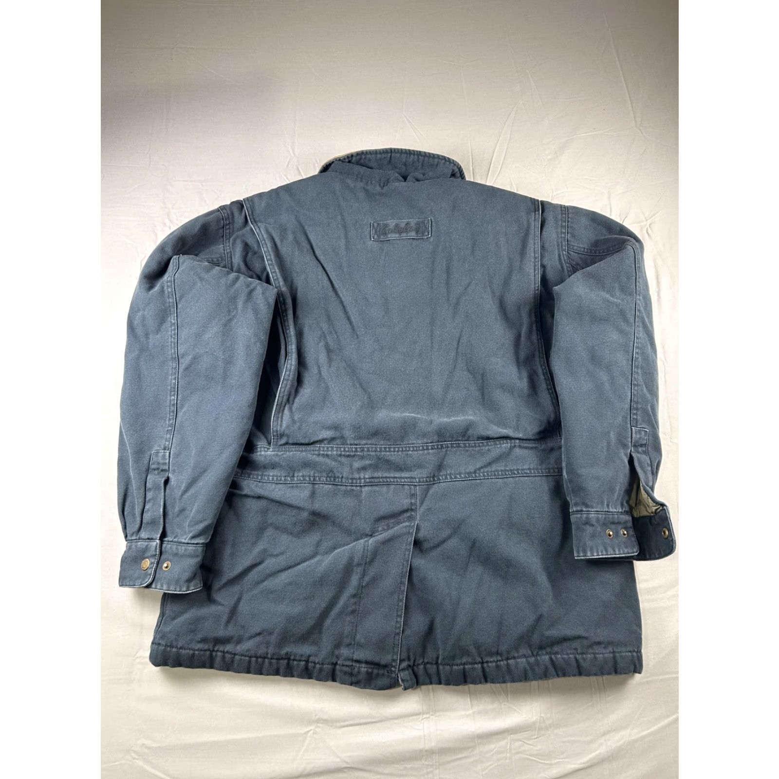 Vintage Cabela's Coat Mens Large Blue Canvas Insulated Parka Hunting Outdoor Chore Barn Size US L / EU 52-54 / 3 - 2 Thumbnail