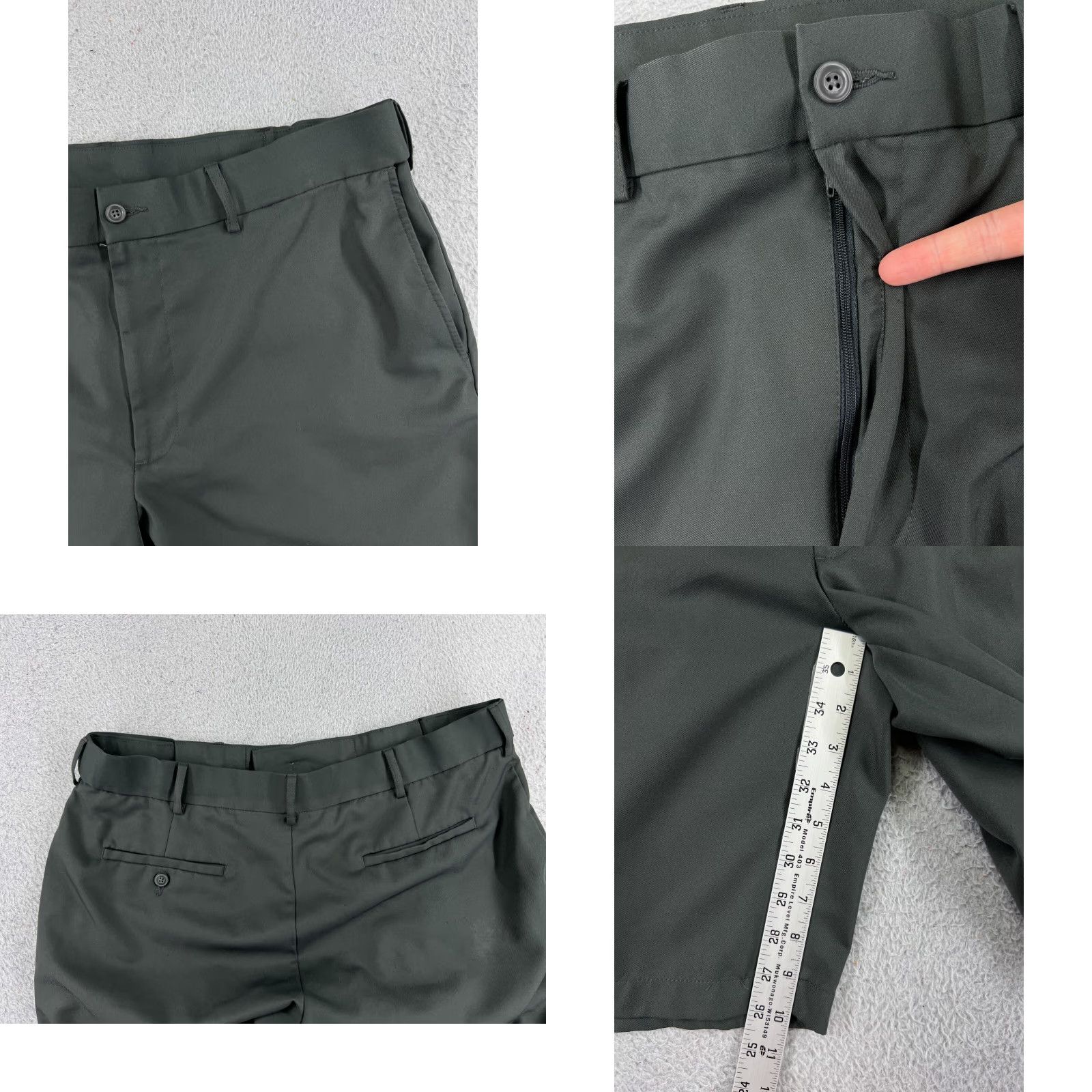 PGA Tour PGA TOUR Mens Shorts 38 Gray Polyester Lightweight Chino Golf Trousers Casual Sportswear Men Size US 38 / EU 54 - 8 Thumbnail