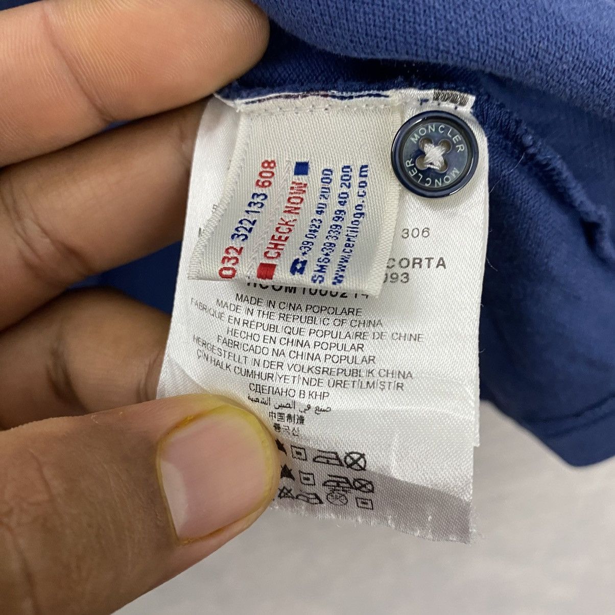 Moncler Mocler Polo Tee Size US S / EU 44-46 / 1 - 7 Thumbnail