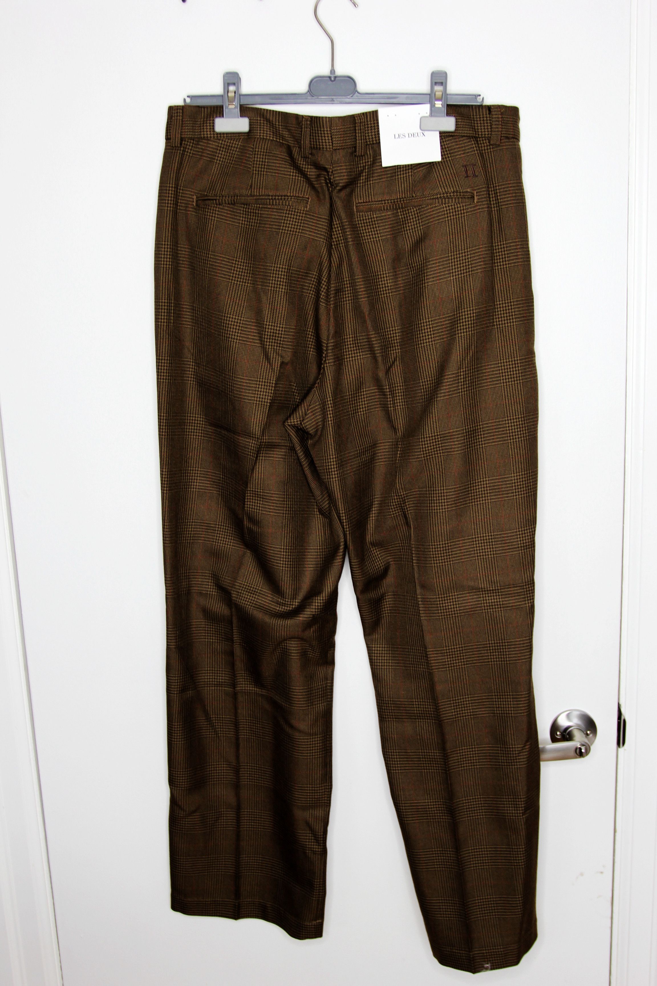Les Deux BNWT AW25 LES DEUX RANDALL HOUNDSTOOTH SUIT PANTS 34 Size US 34 / EU 50 - 3 Thumbnail
