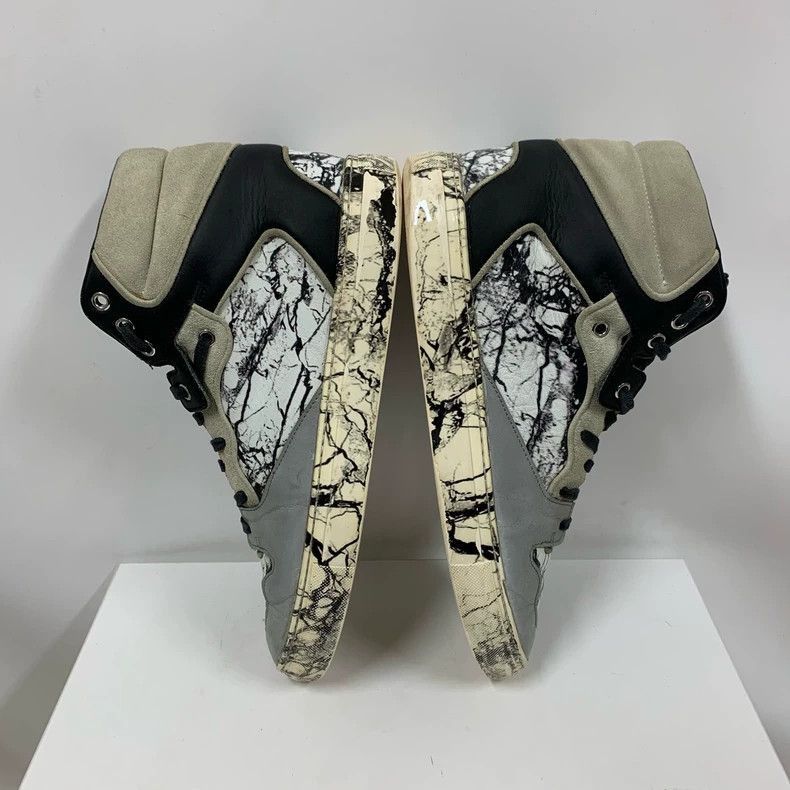 Balenciaga Balenciaga Marble Reflective Sneakers Size 43-2505 Size US 9.5 / IT 39.5 - 4 Thumbnail