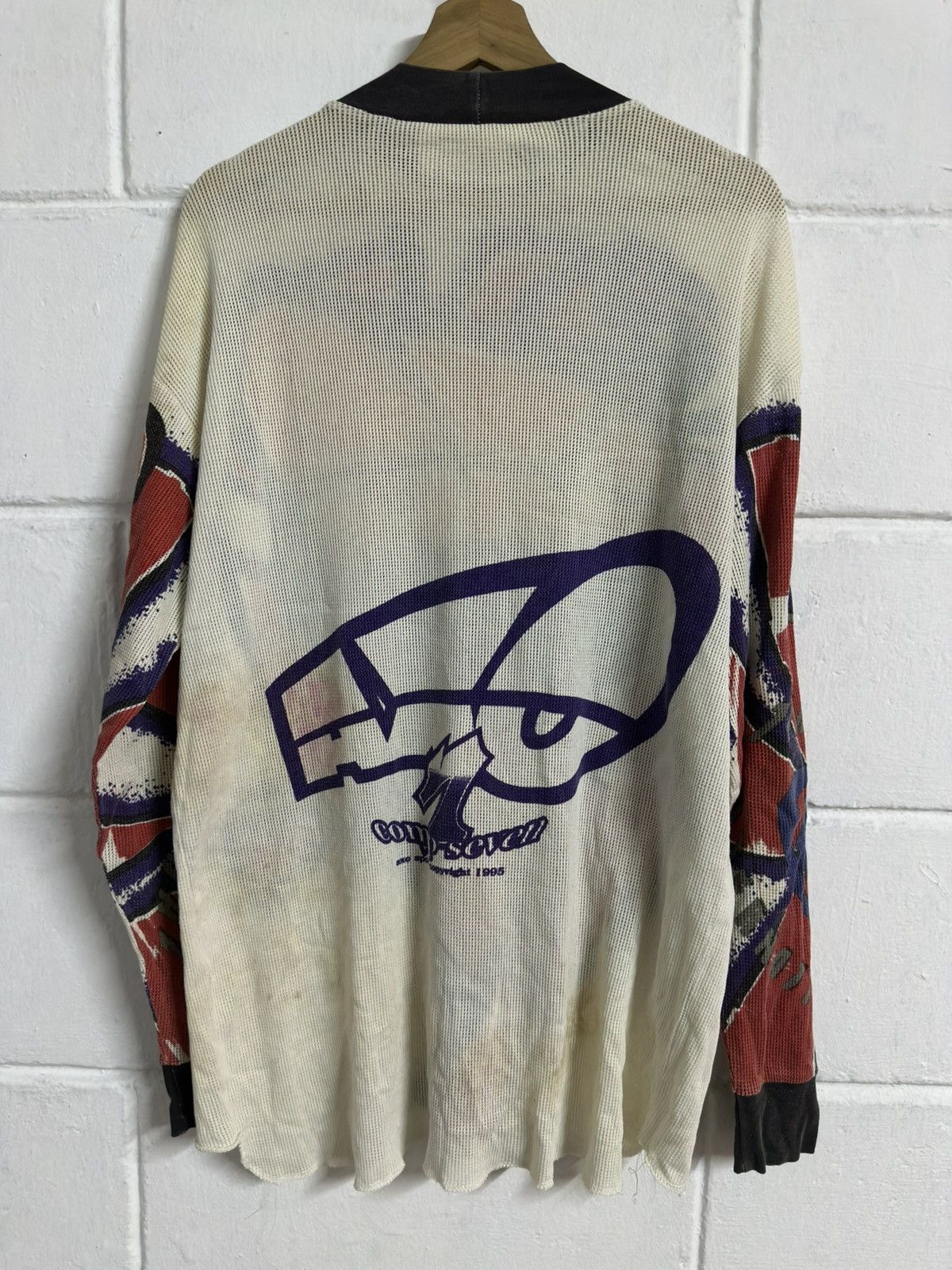 Vintage Vintage-1995 Axo Power Sport Motocross L/S Thermal Shirt Size US XL / EU 56 / 4 - 12 Thumbnail