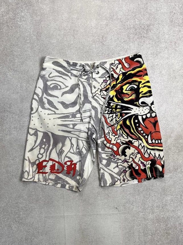 Ed Hardy Vintage Ed Hardy Tiger Y2K Swimming Shorts 32 Size US 32 / EU 48 - 1 Thumbnail